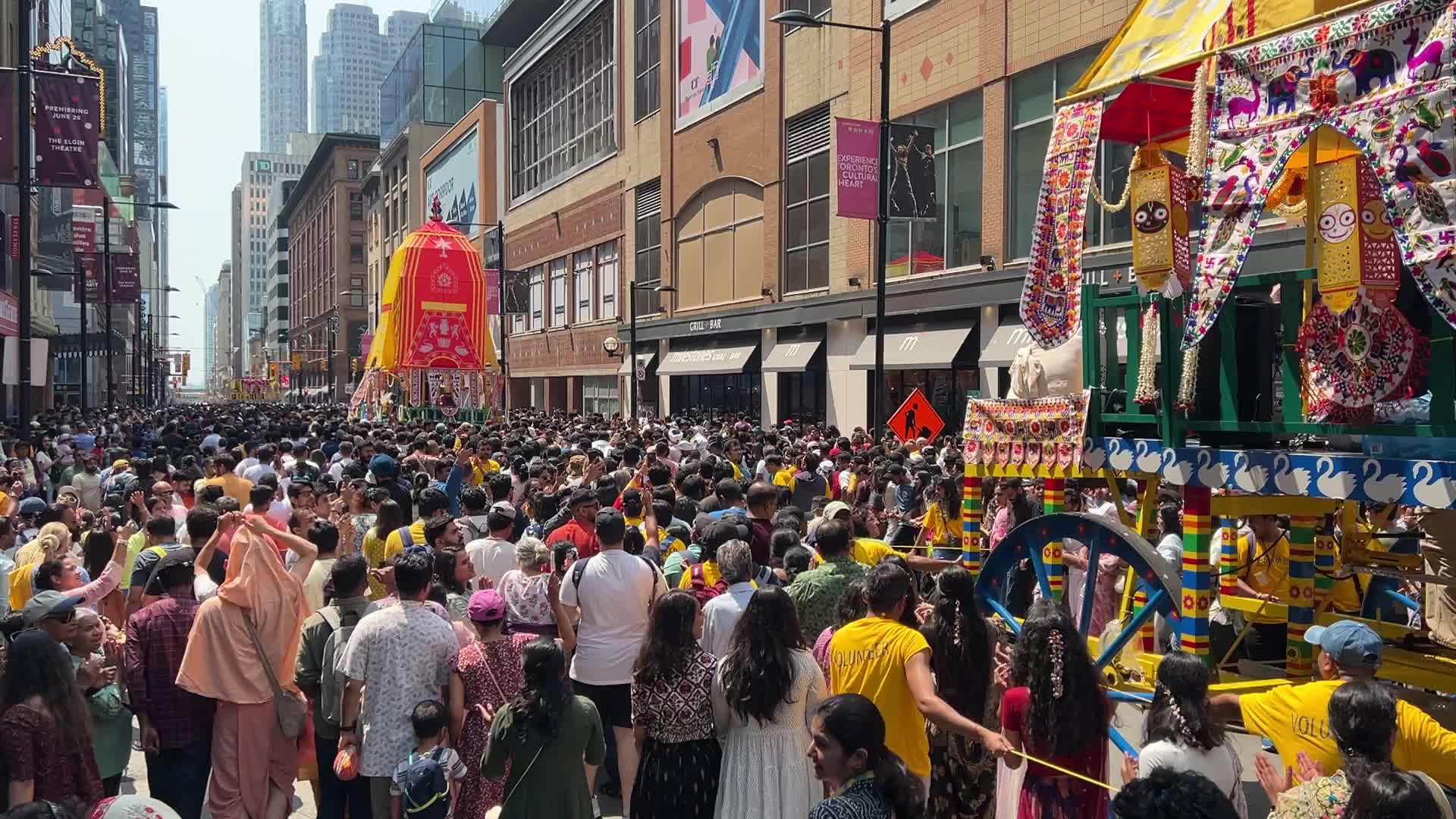 Rath Yatra festival in Toronto, Canada