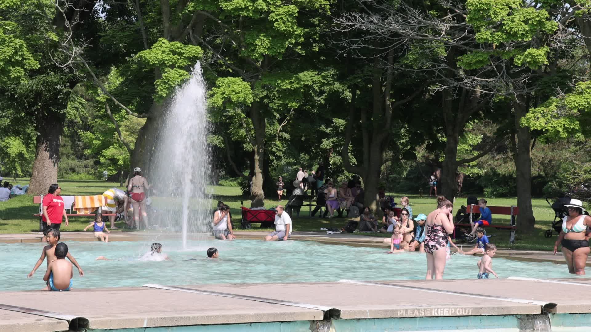 Daily life during Summer season in Toronto
