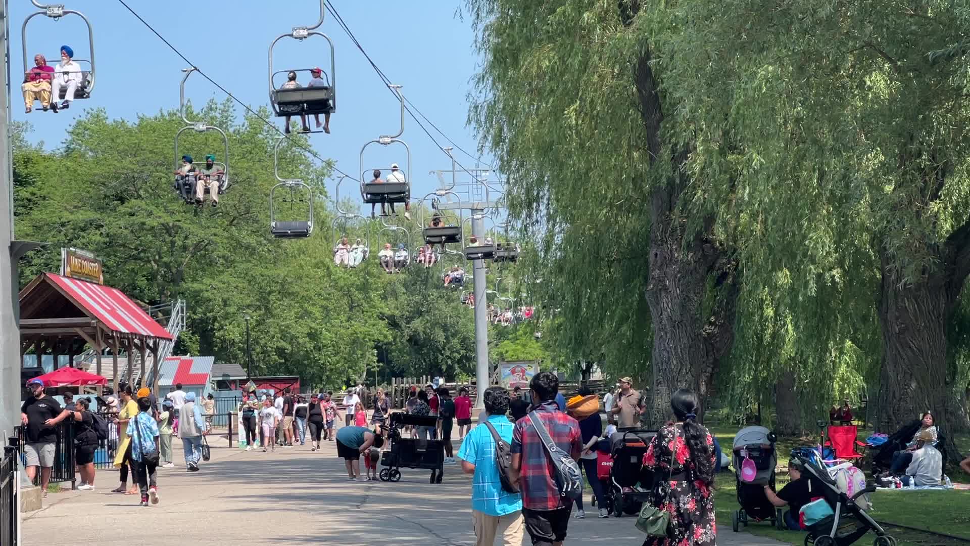 Daily life on Centre Island
