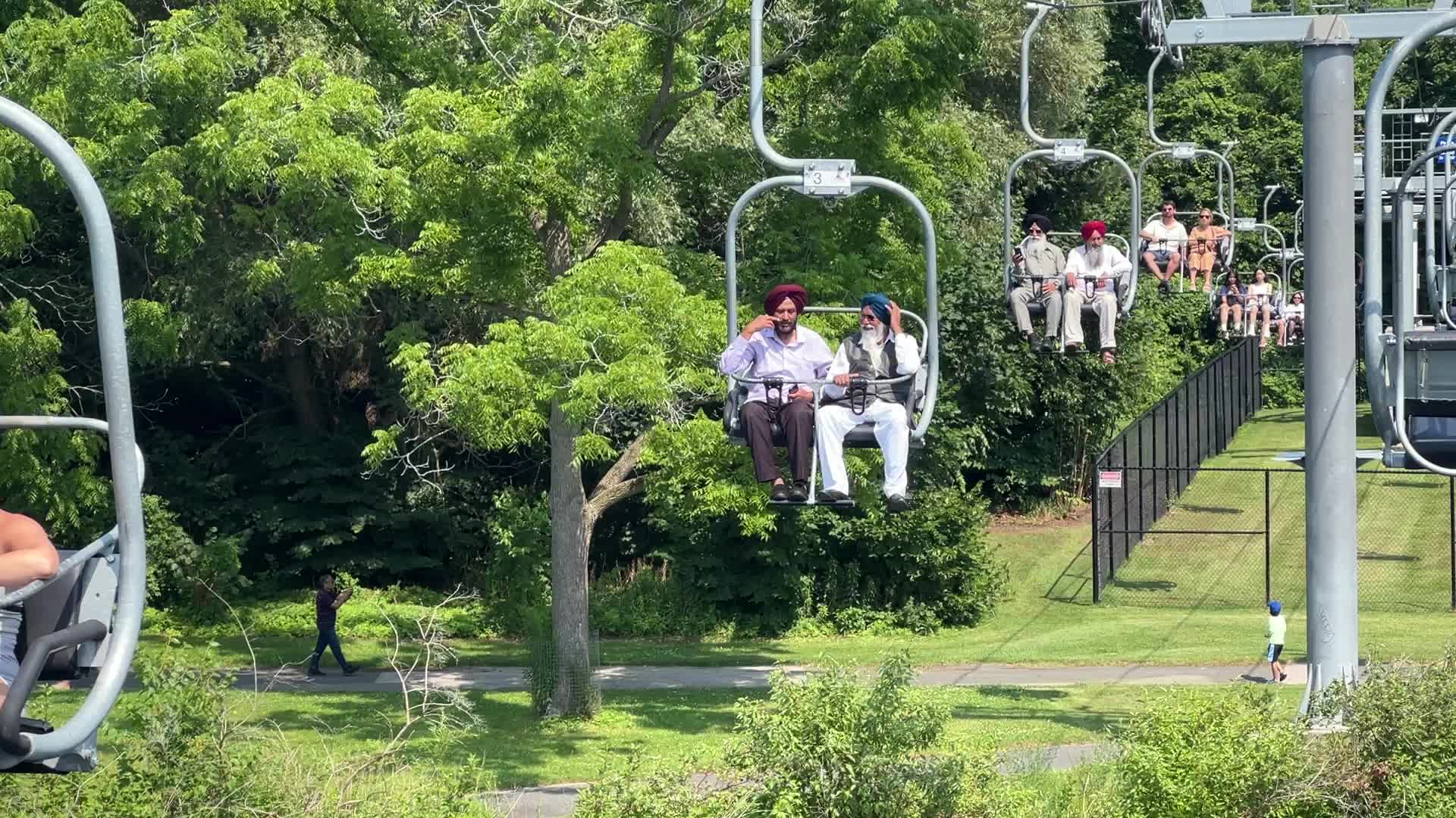 Daily life on Centre Island