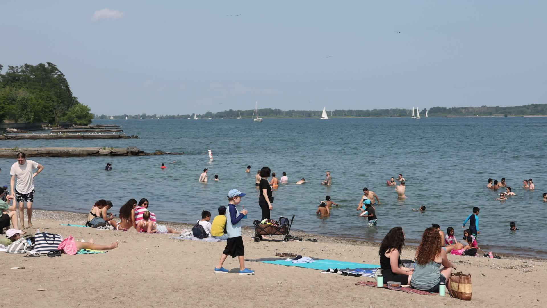 Centre Island Beach in Toronto, Canada