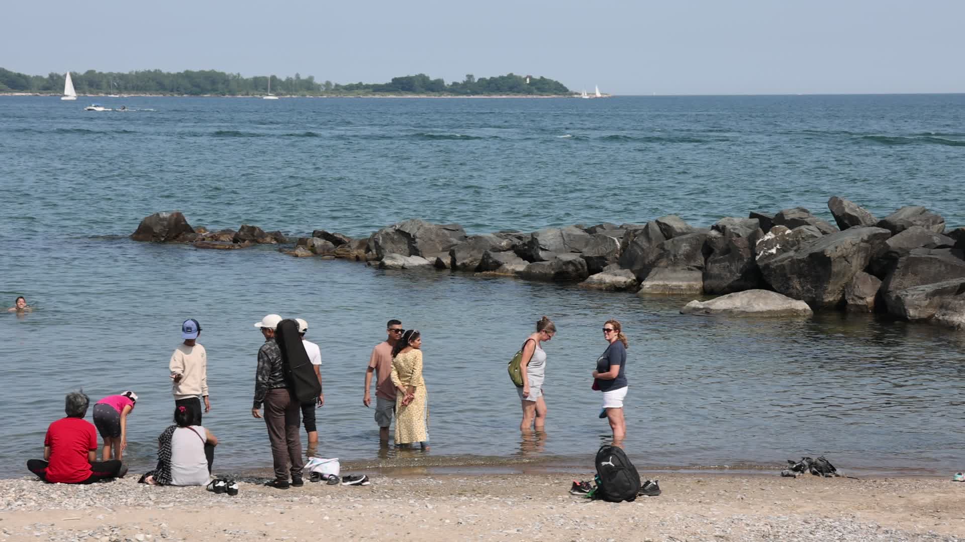 Centre Island Beach in Toronto, Canada