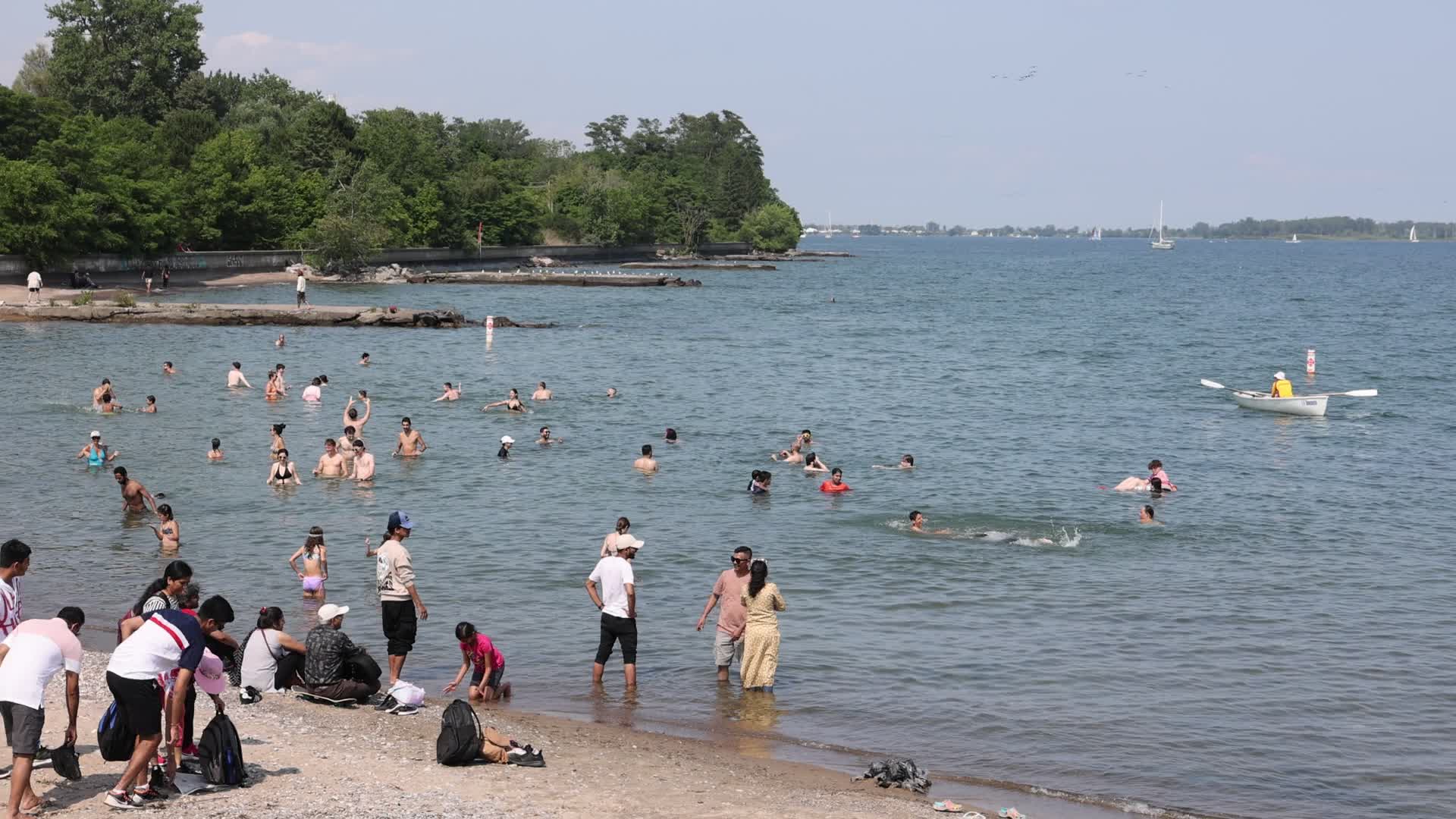 Centre Island Beach in Toronto, Canada