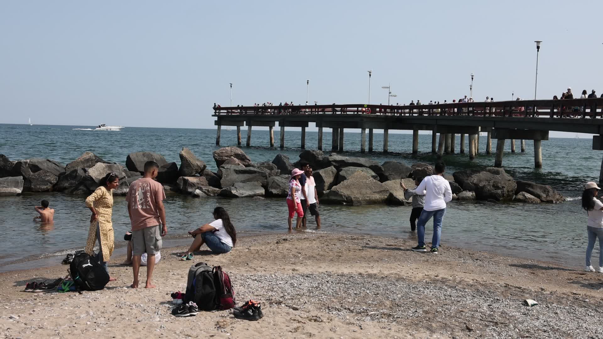 Centre Island Beach in Toronto, Canada