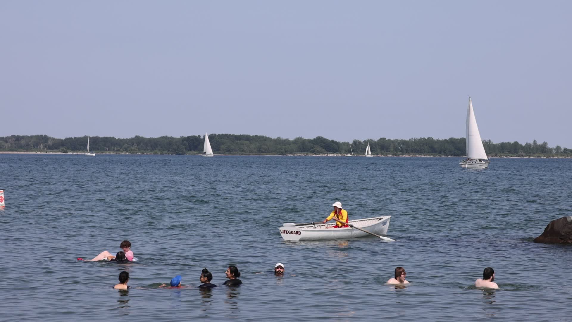 Centre Island Beach in Toronto, Canada