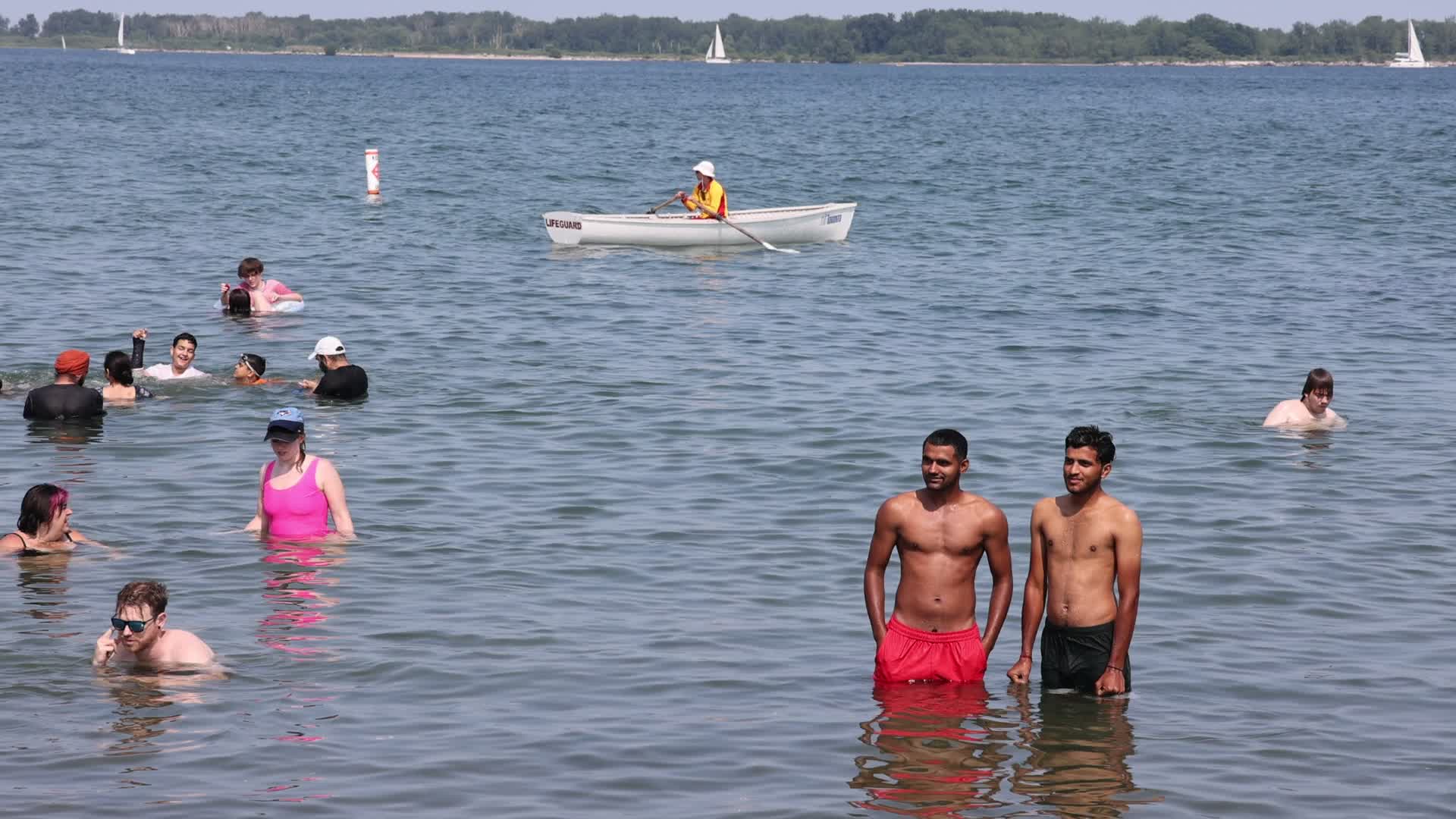 Centre Island Beach in Toronto, Canada