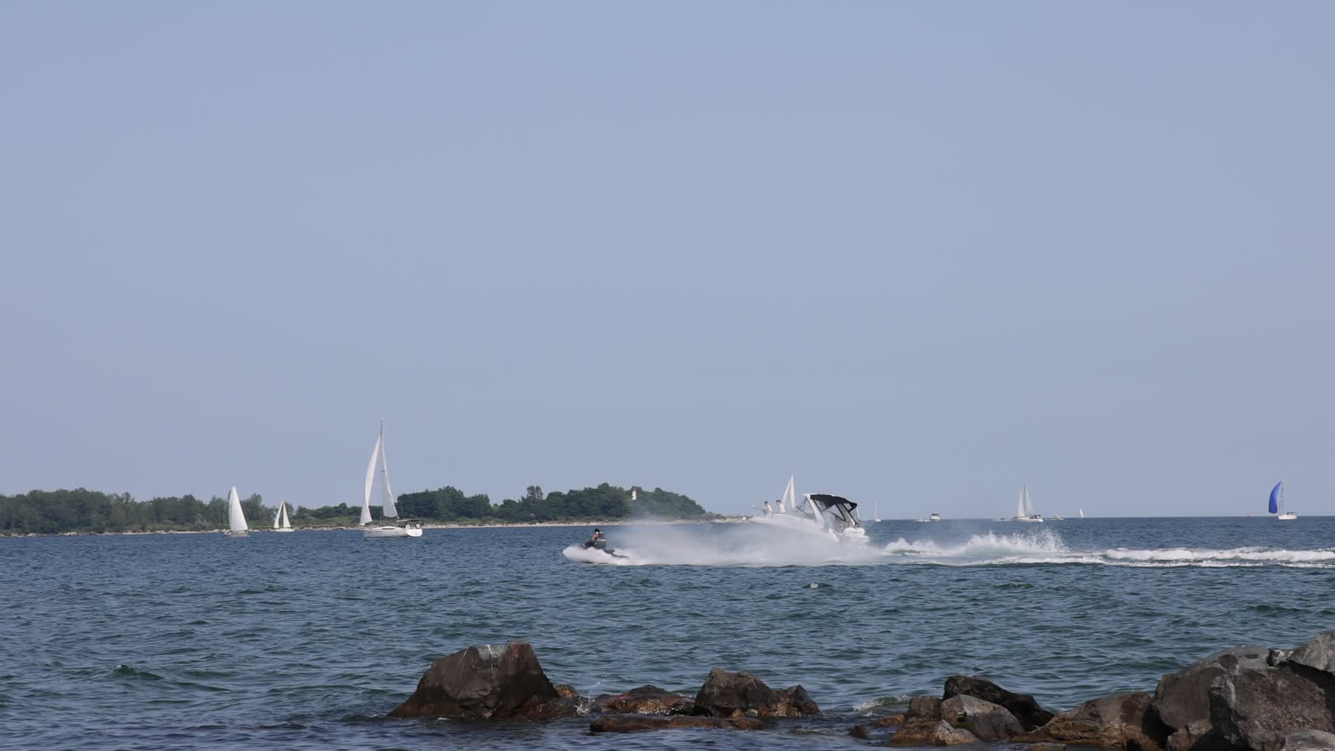 Centre Island Beach in Toronto, Canada