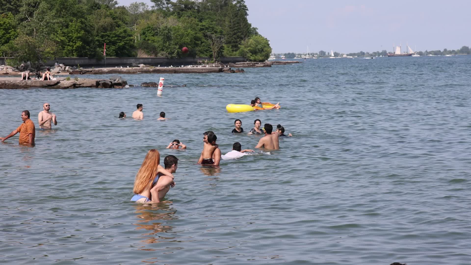 Centre Island Beach in Toronto, Canada