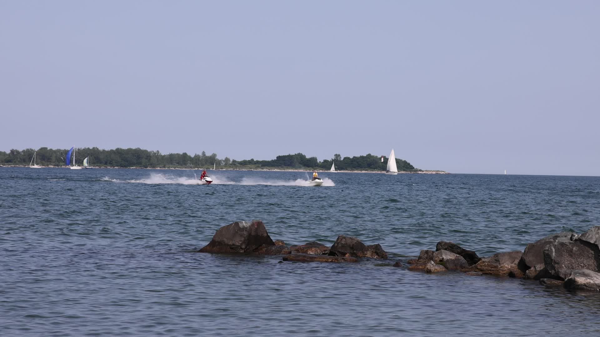 Centre Island Beach in Toronto, Canada
