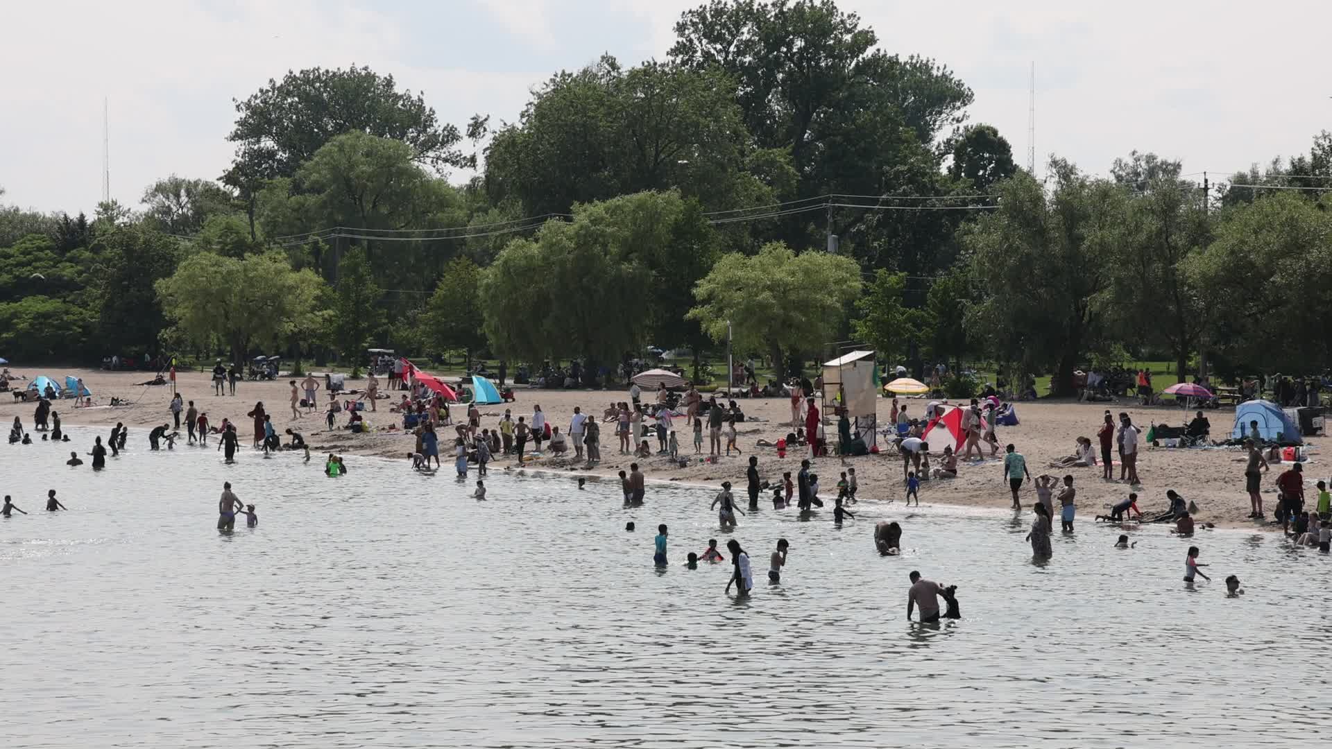 Centre Island Beach in Toronto, Canada