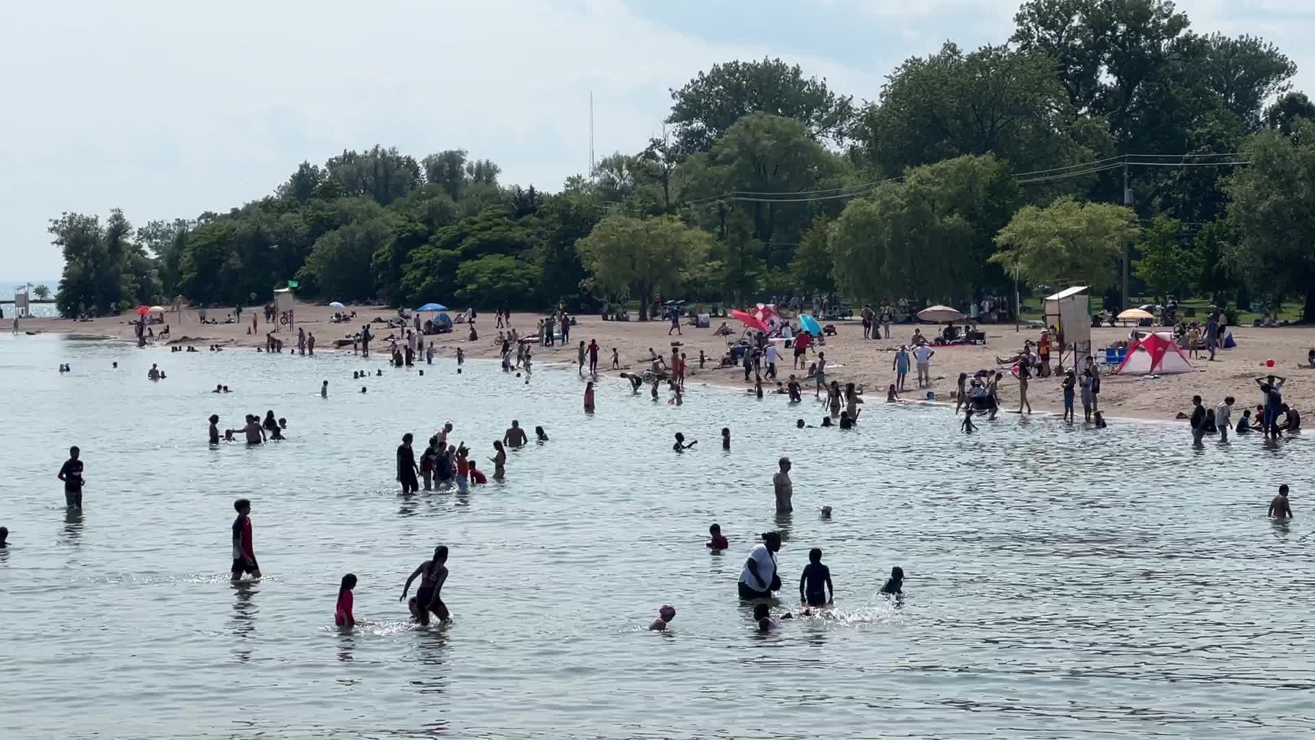 Centre Island Beach in Toronto, Canada