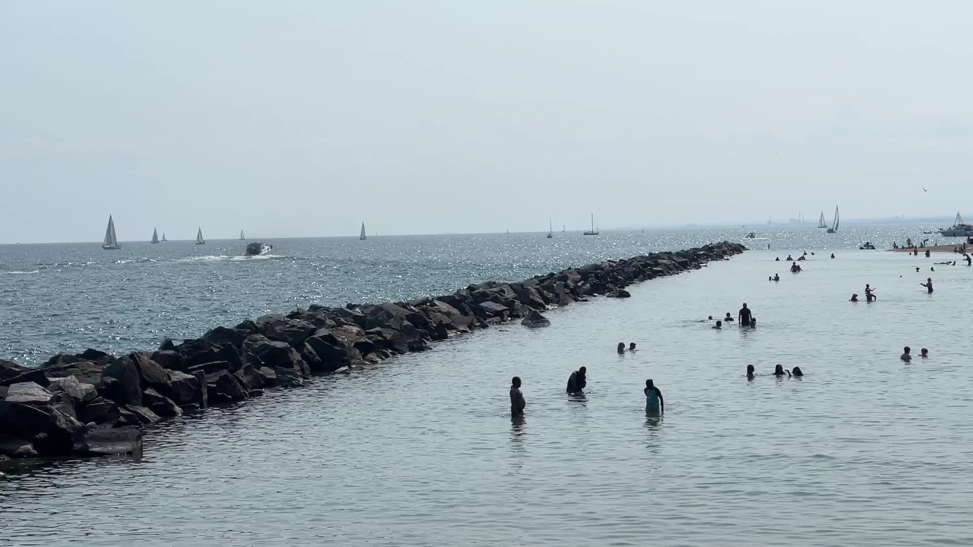 Centre Island Beach in Toronto, Canada