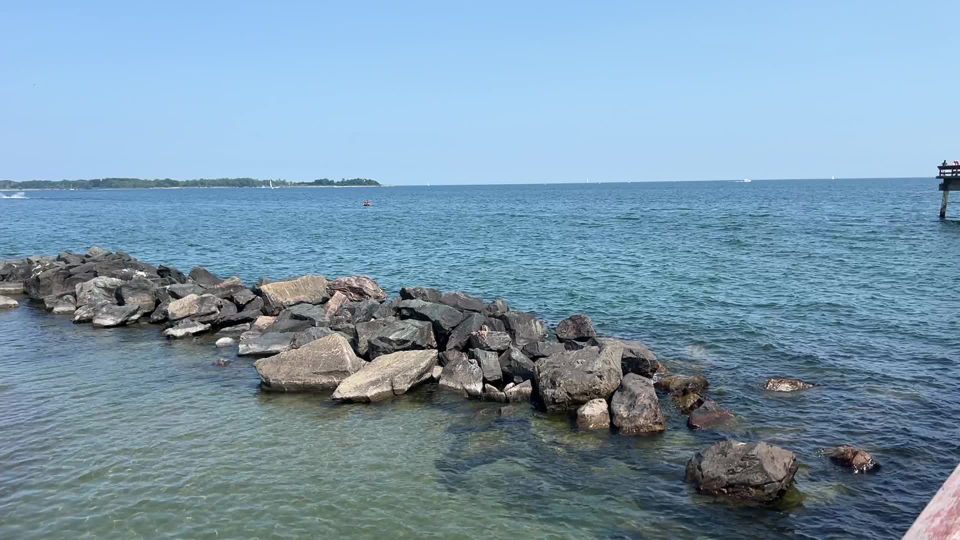 Centre Island Beach in Toronto, Canada