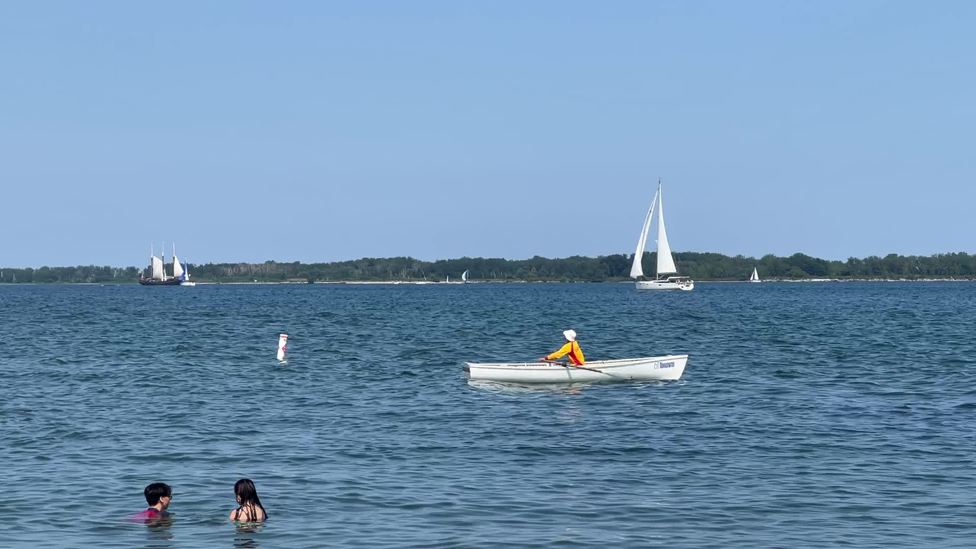 Centre Island Beach in Toronto, Canada