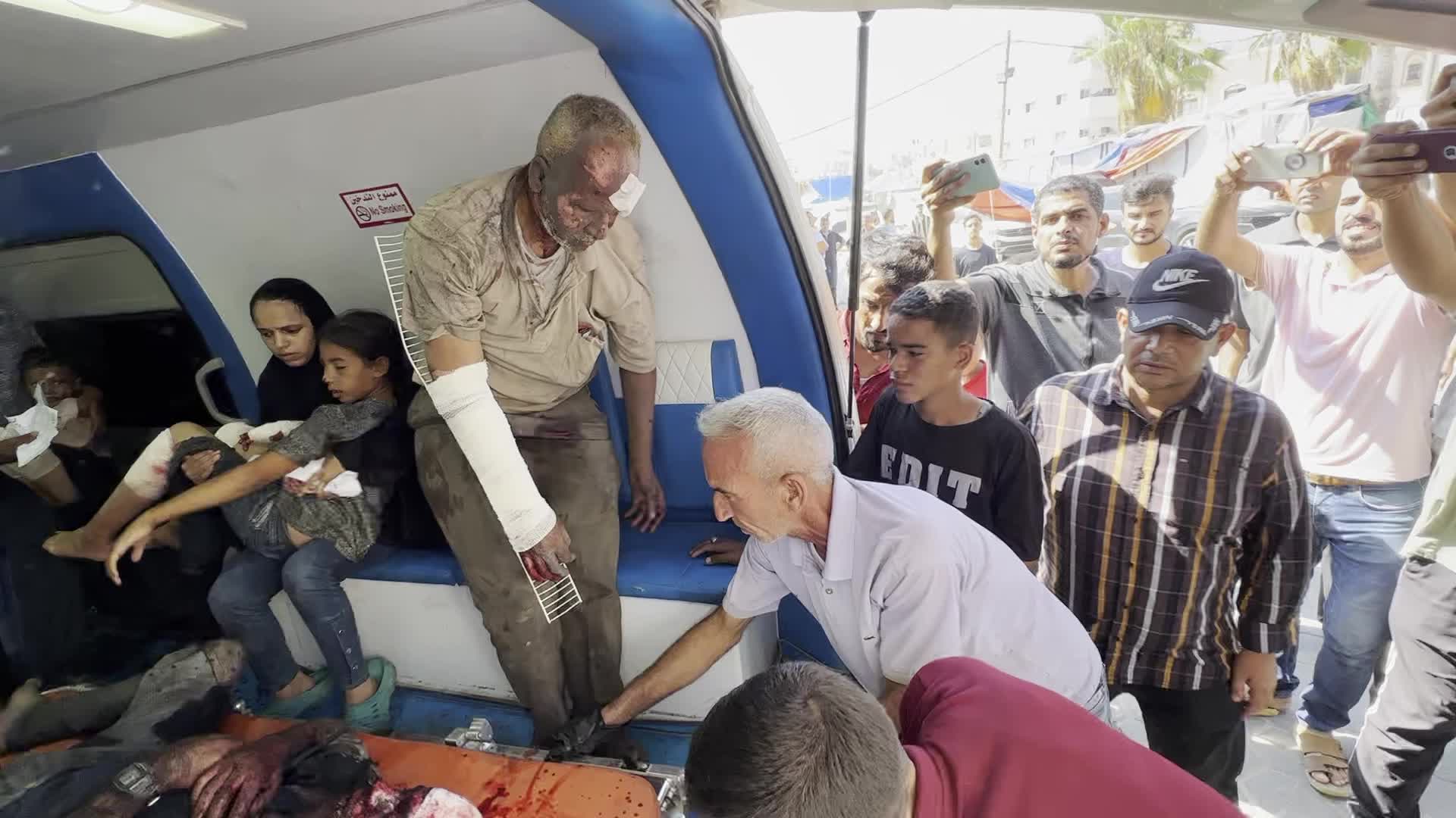 Israeli Airstrike At UN-run school In Gaza, Palestine