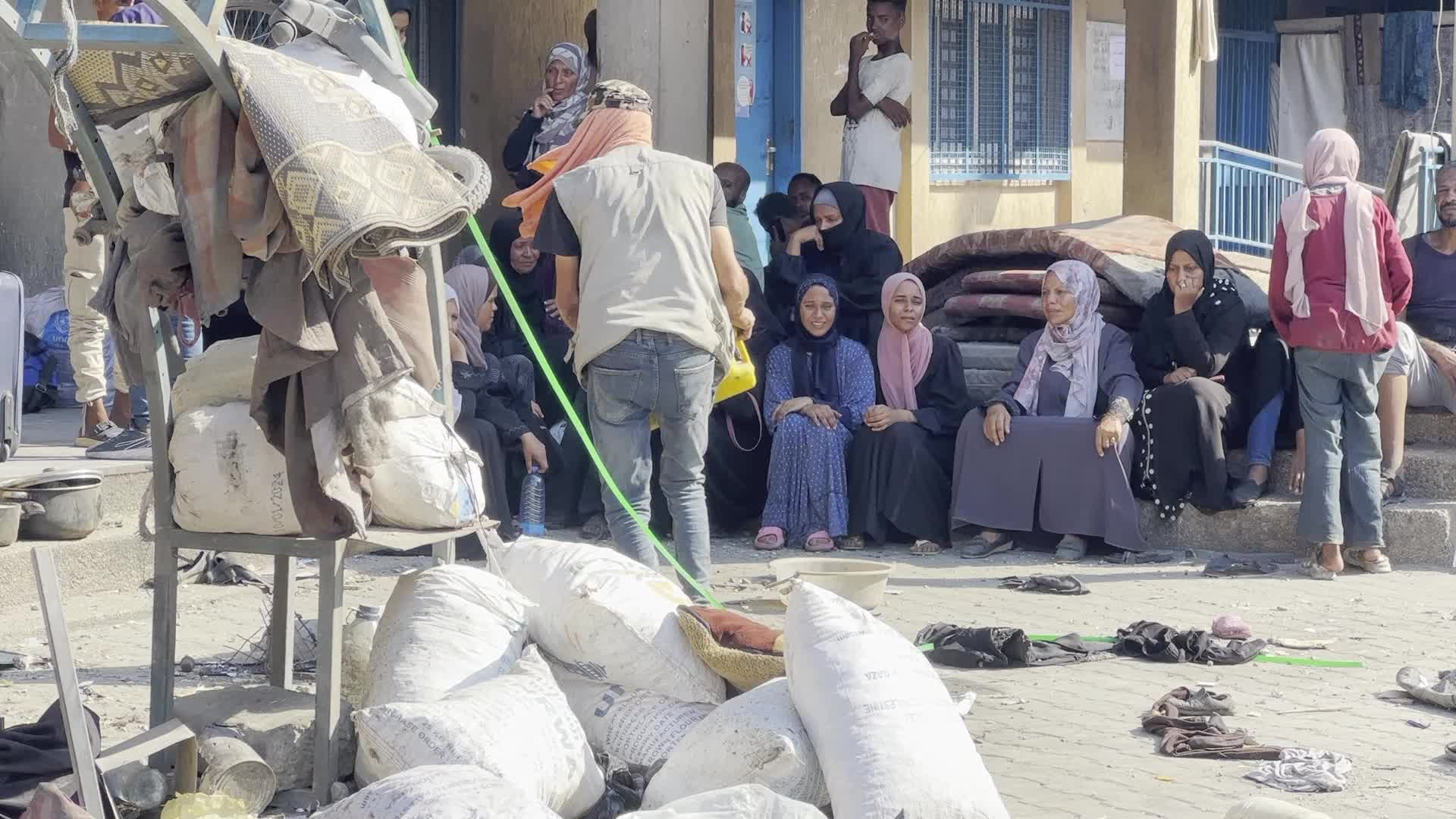 Israeli Airstrike At UN-run school In Gaza, Palestine