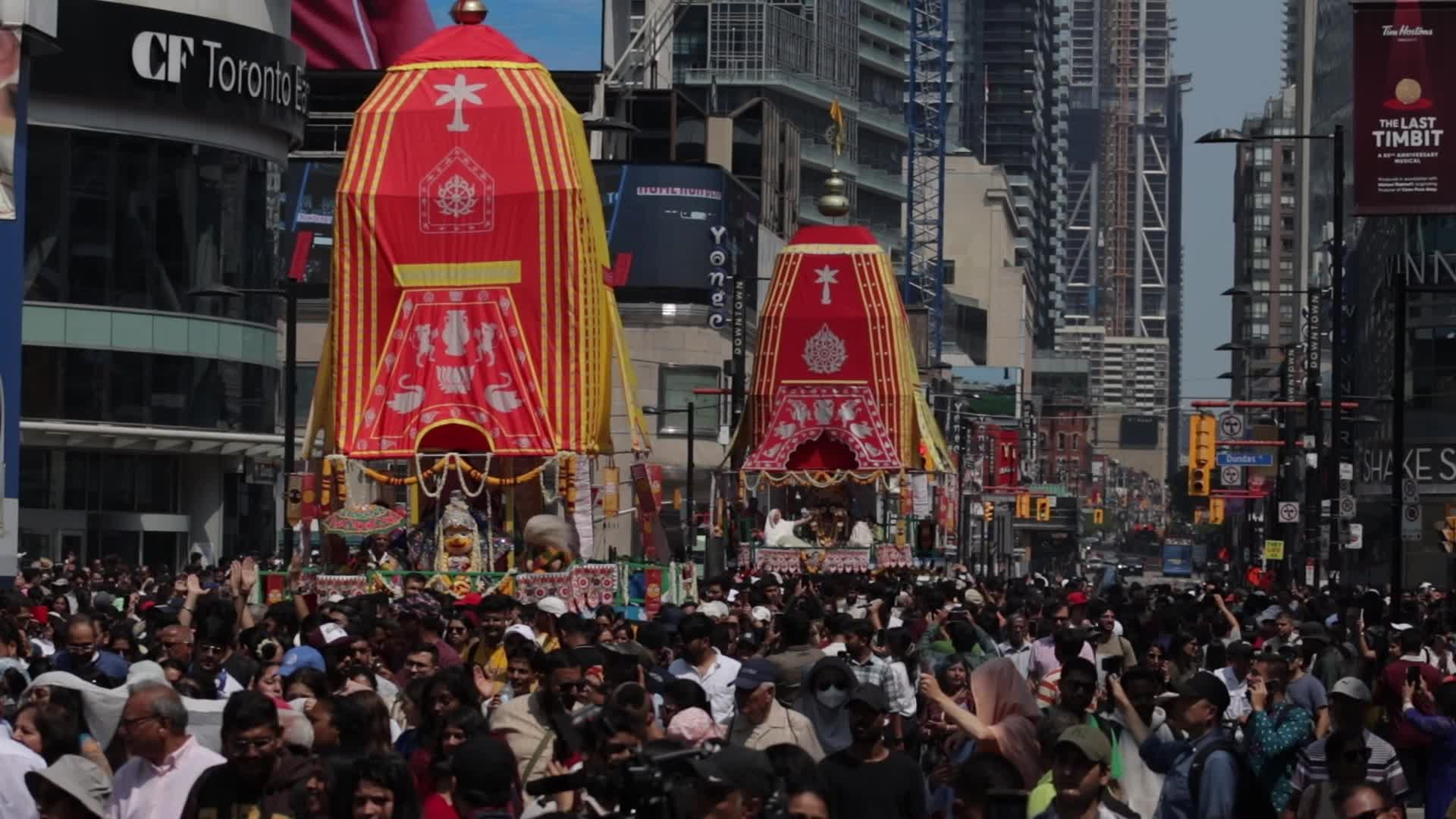  Lord Jagannath Grand Chariot fest in Toronto, Canada