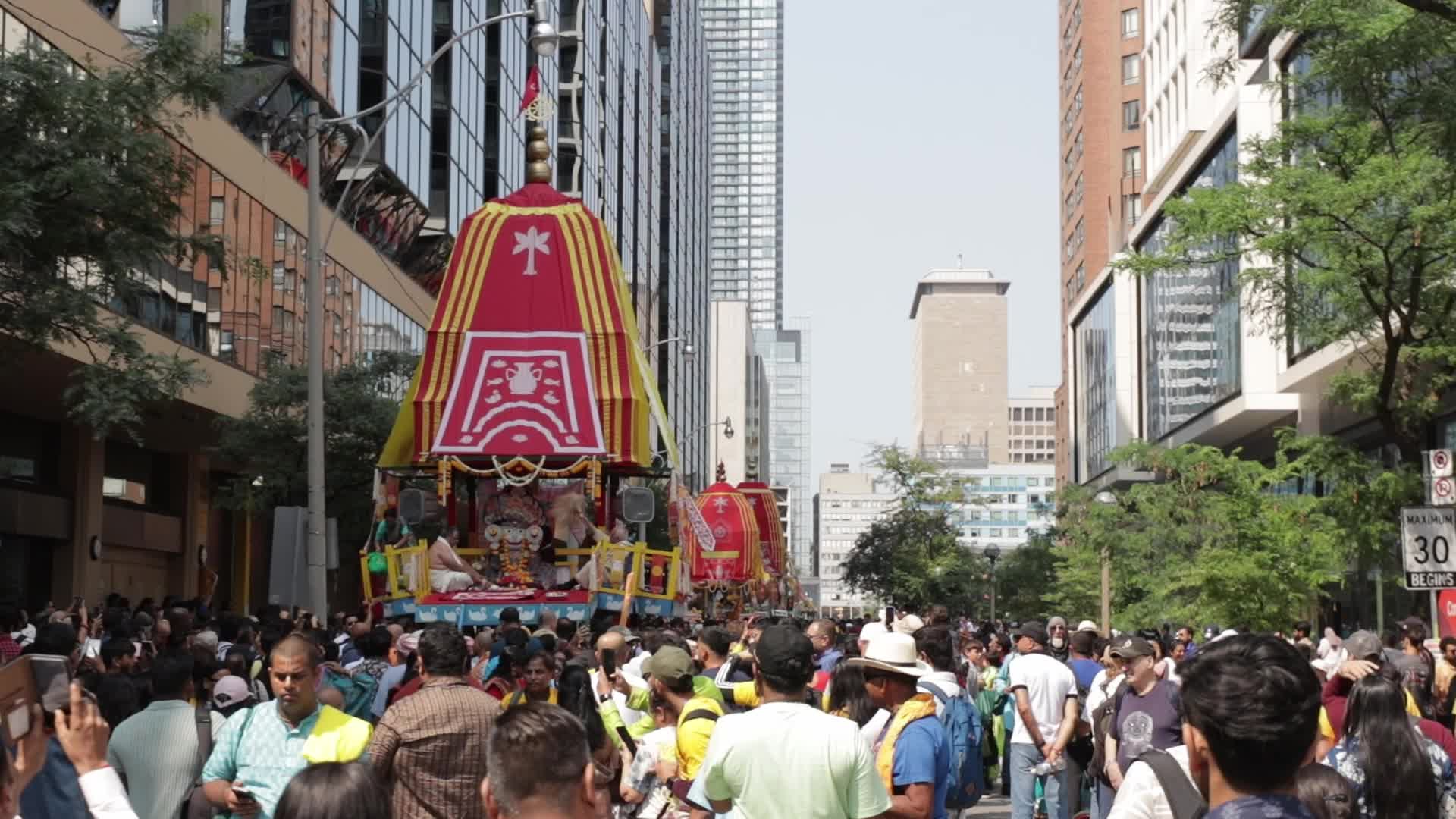  Lord Jagannath Grand Chariot fest in Toronto, Canada