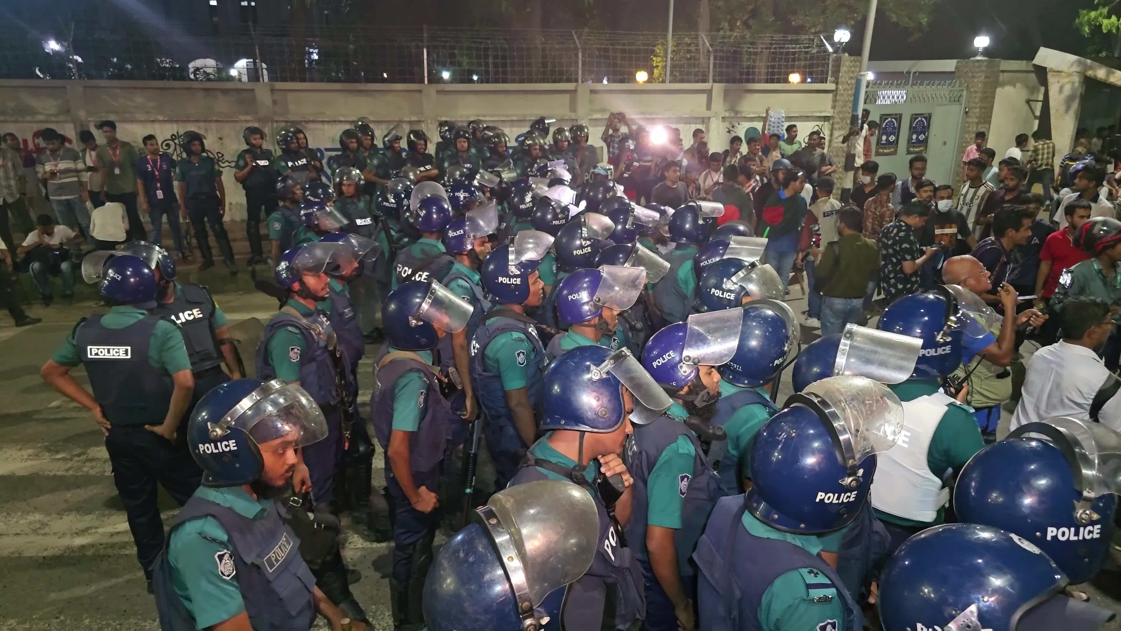 Students Protest in Dhaka