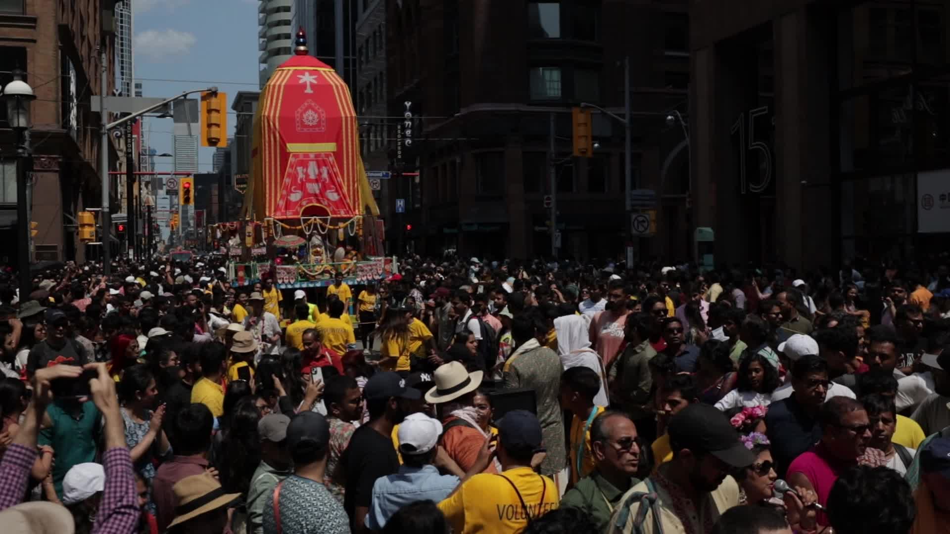  Lord Jagannath Grand Chariot fest in Toronto, Canada