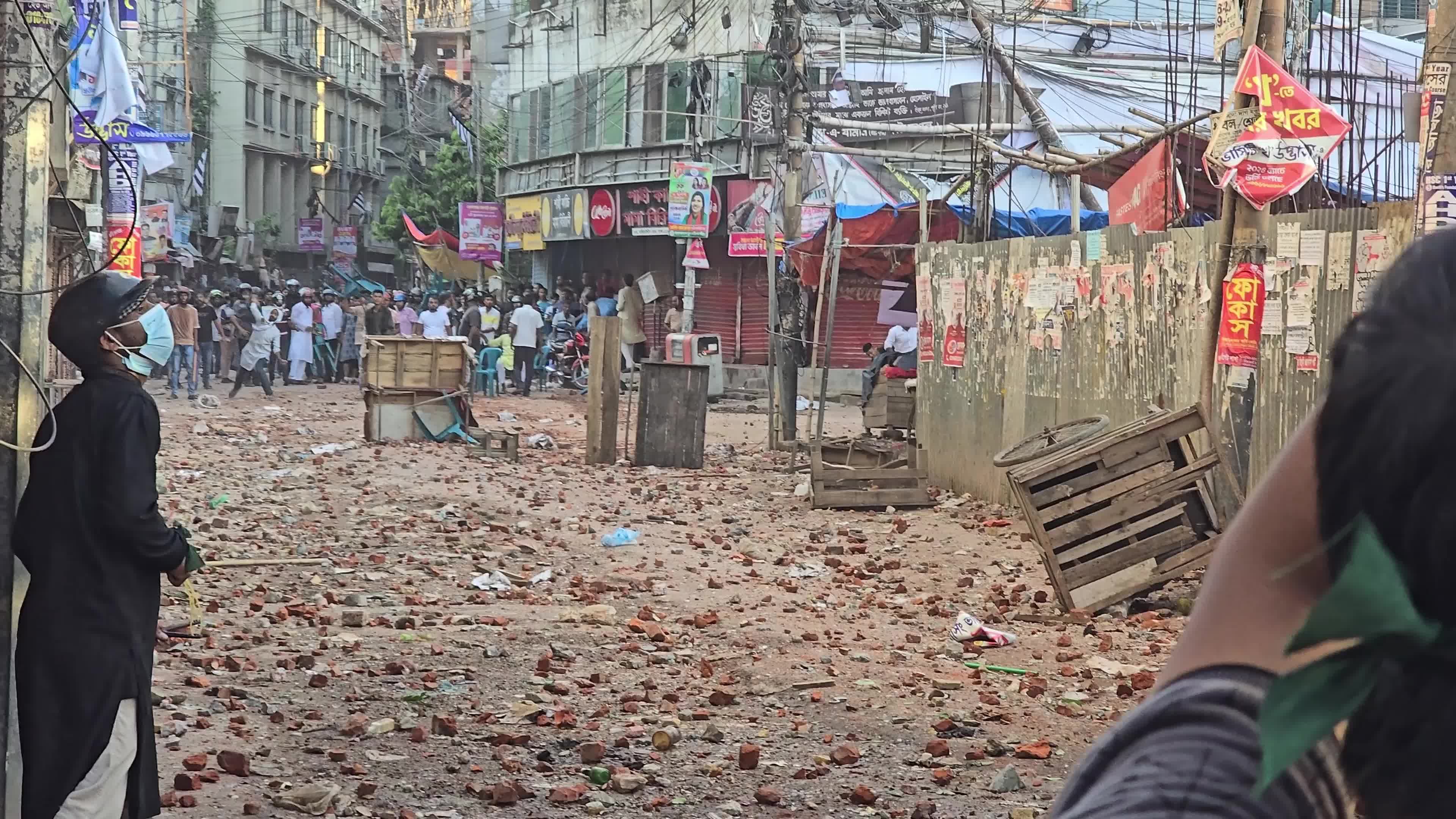 Students Protest in Dhaka