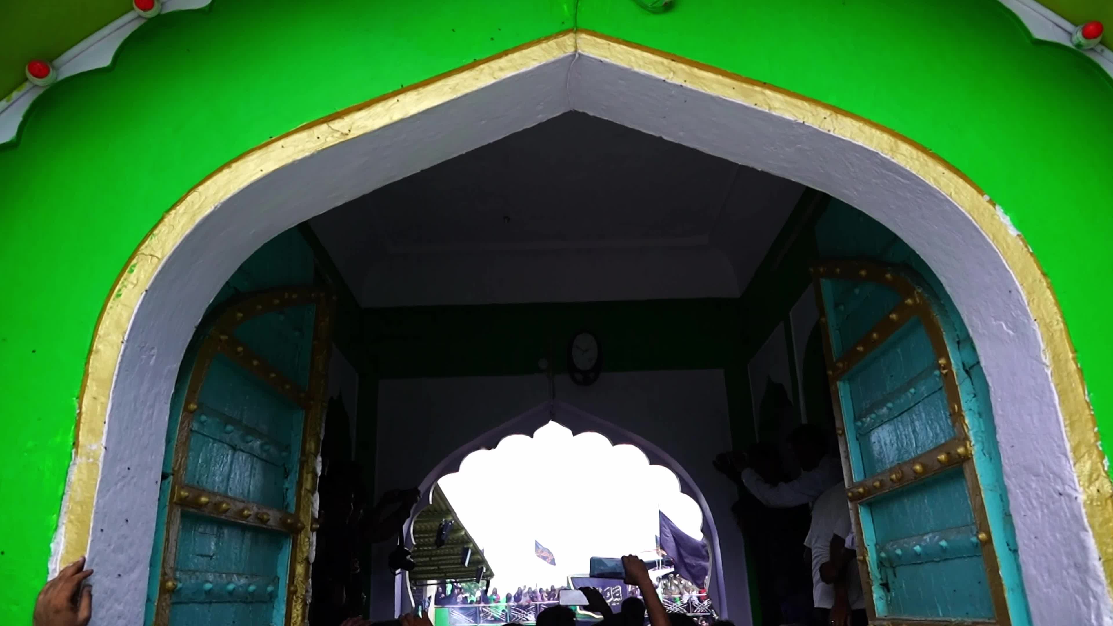 Shiite Muslim mourners flagellate themselves on the tenth day of Ashura during the Islamic month of Muharram
