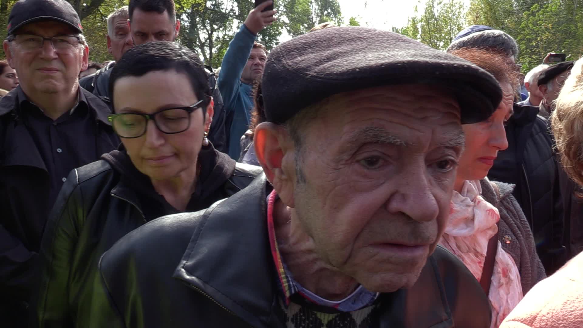 Mourning ceremony at the Babiy Yar ravine in Kiev