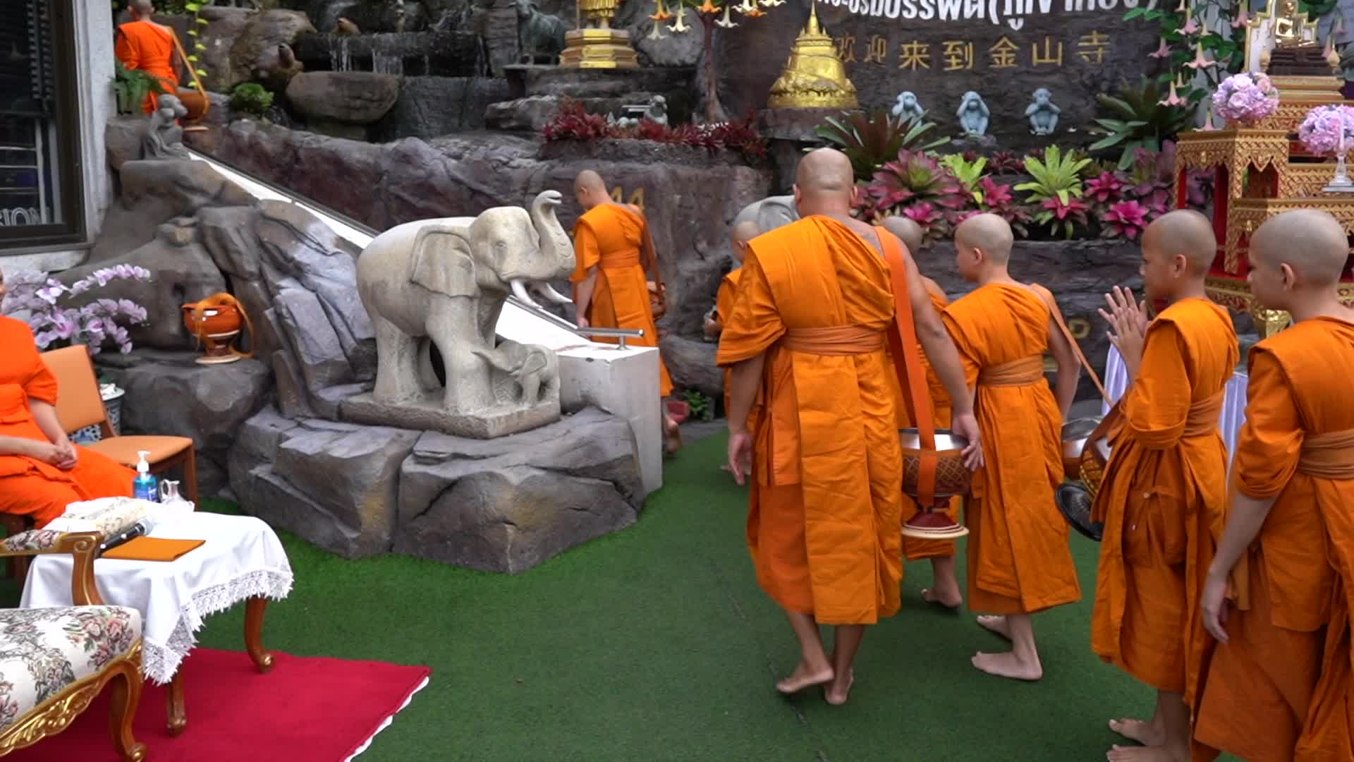 Asanha Bucha Day in Bangkok.