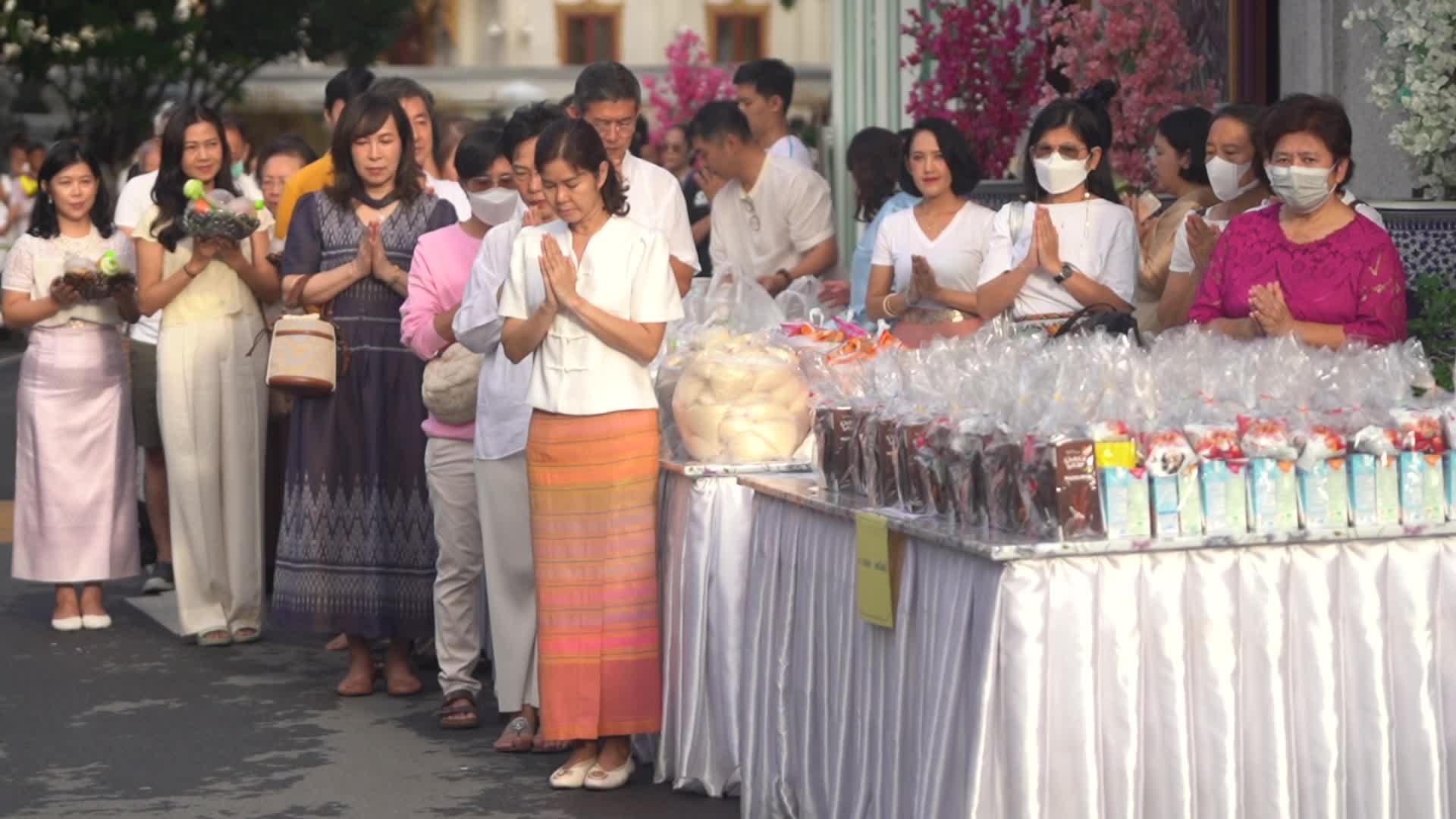 Asanha Bucha Day in Bangkok.