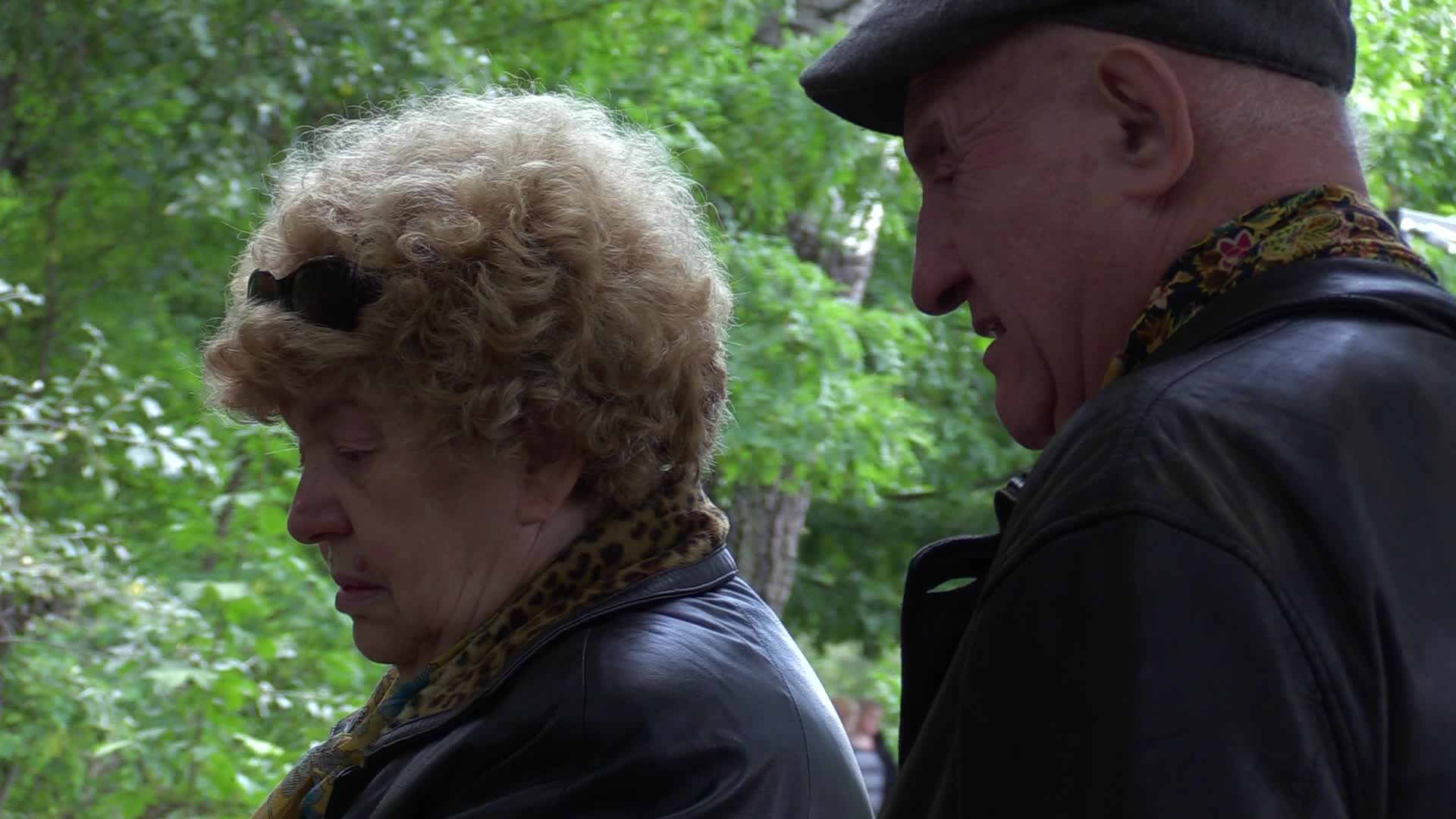 Mourning ceremony at the Babiy Yar ravine in Kiev
