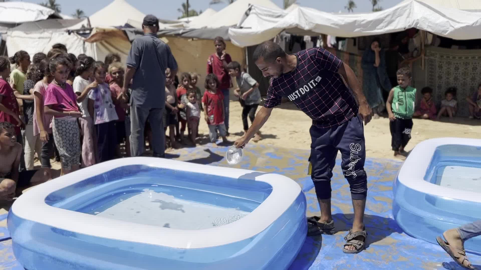 Heatwave in Gaza, Palestine