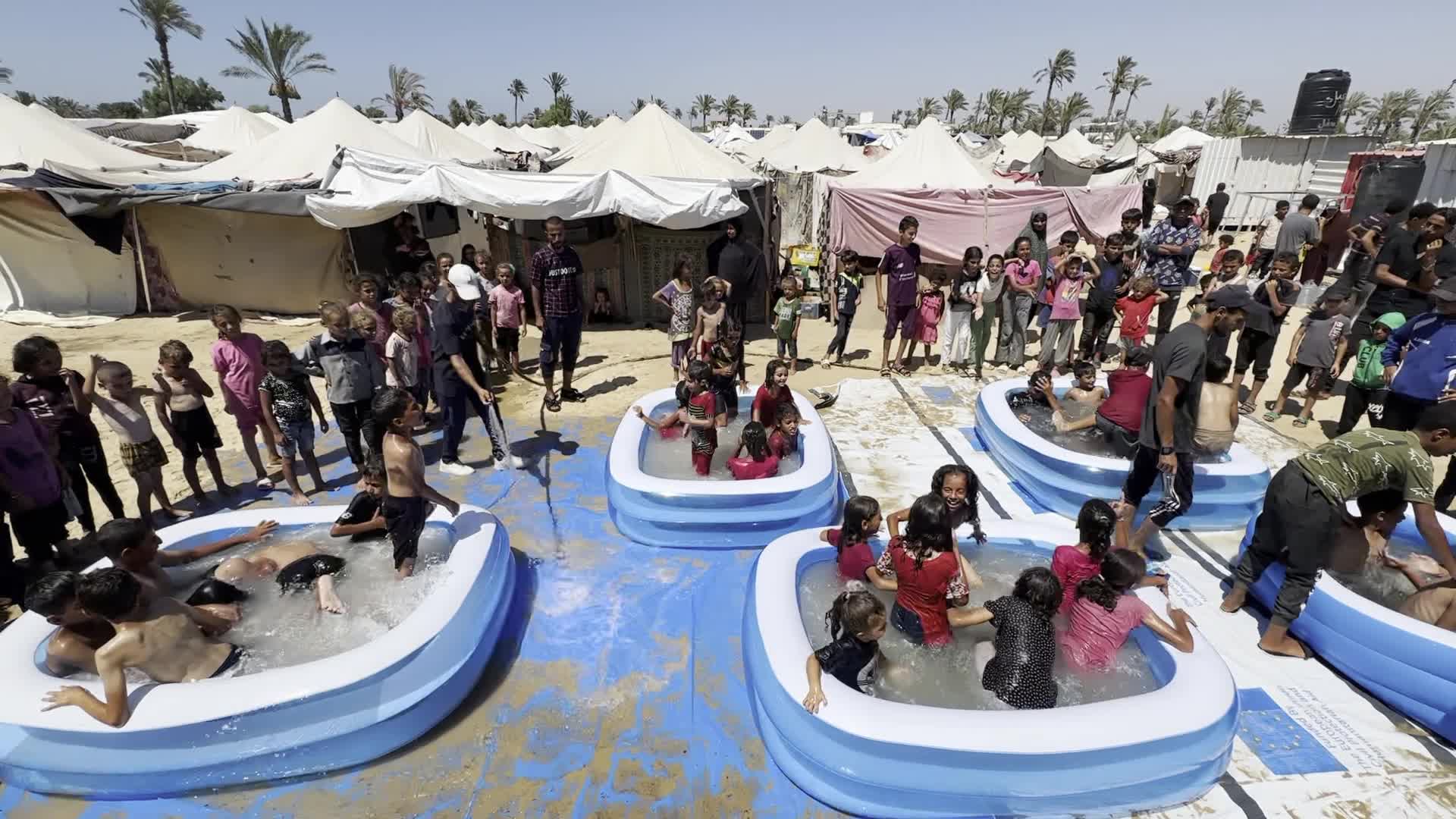 Heatwave in Gaza, Palestine