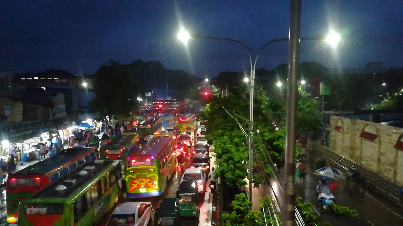 Rain in Dhaka