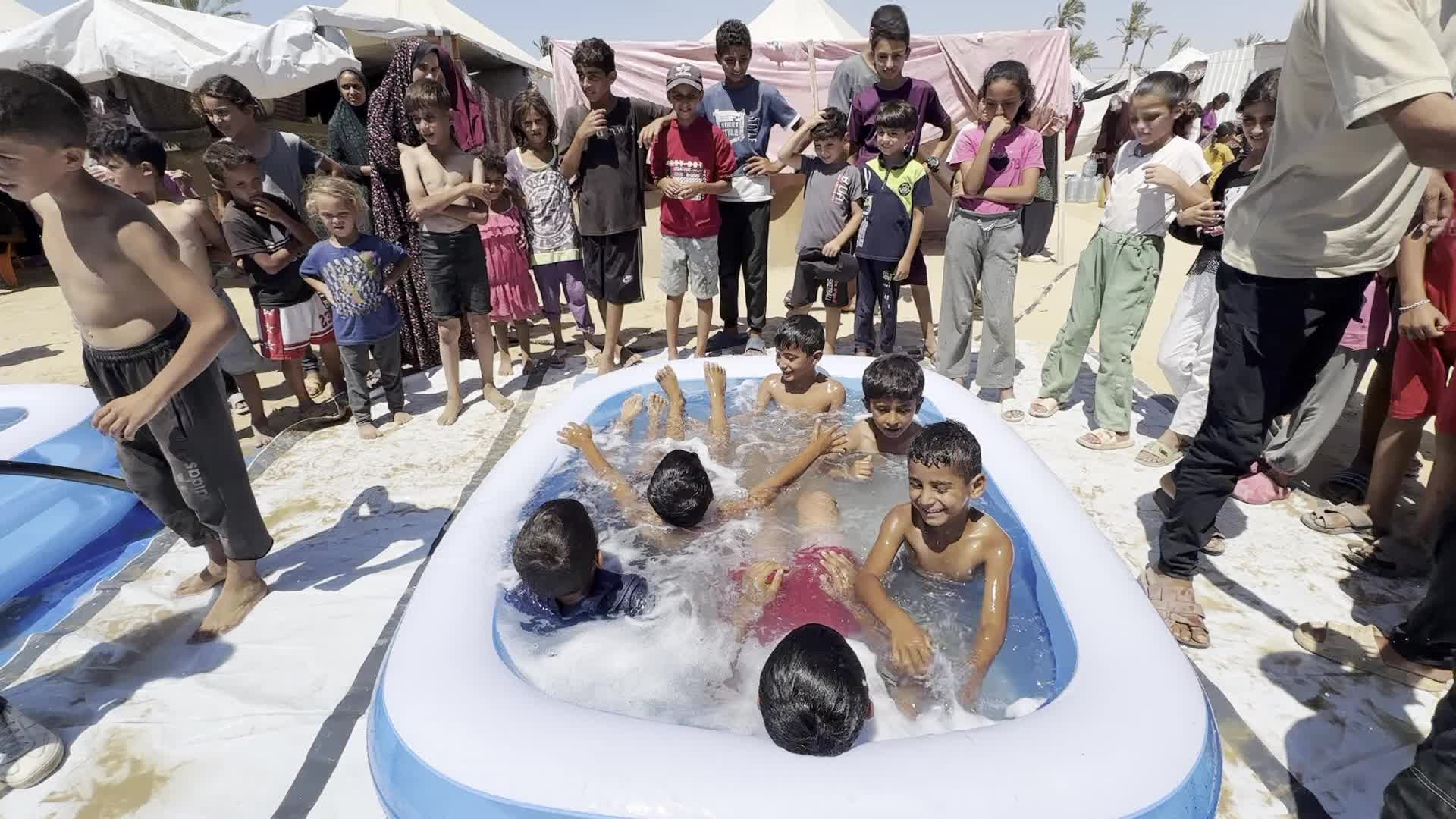 Heatwave in Gaza, Palestine