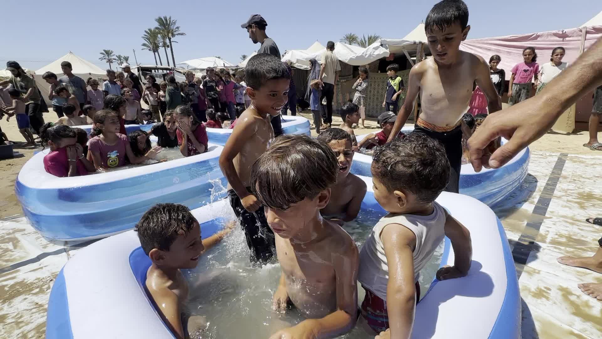 Heatwave in Gaza, Palestine