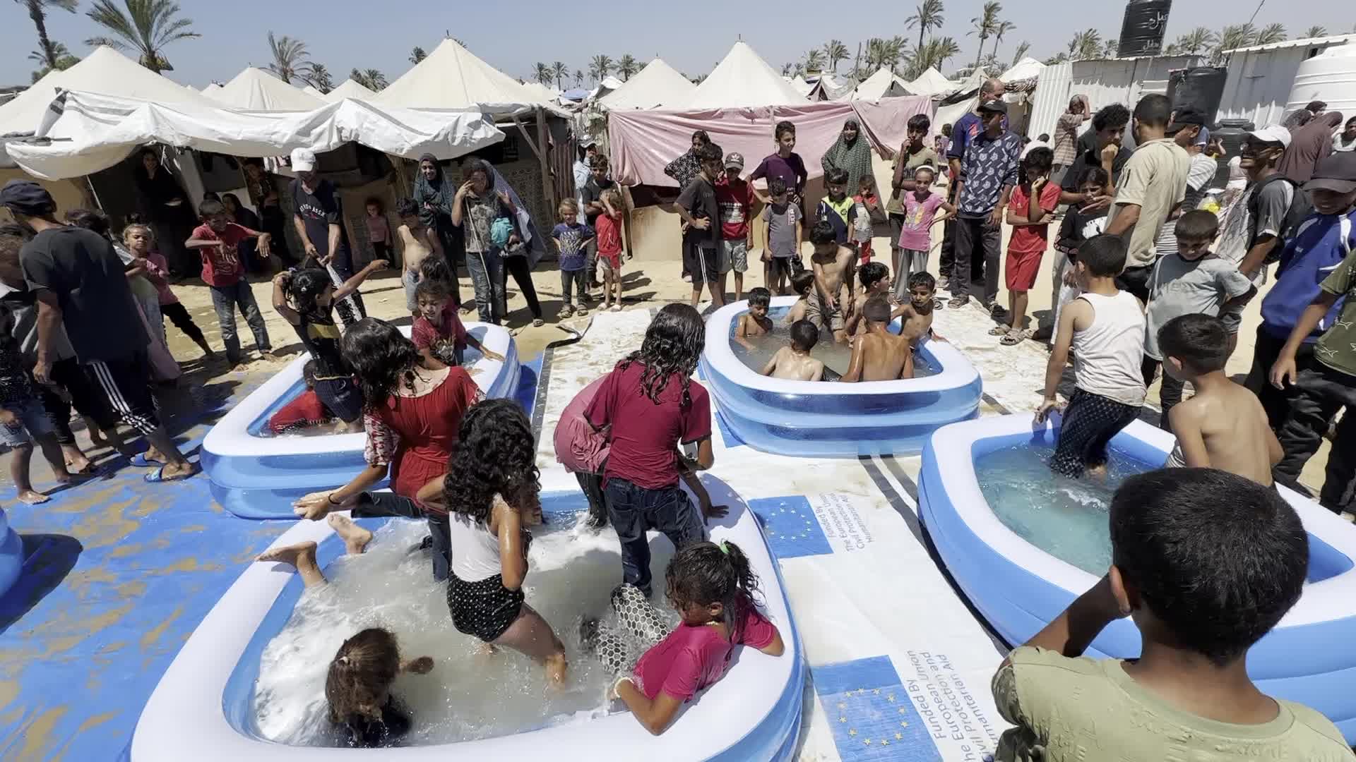 Heatwave in Gaza, Palestine