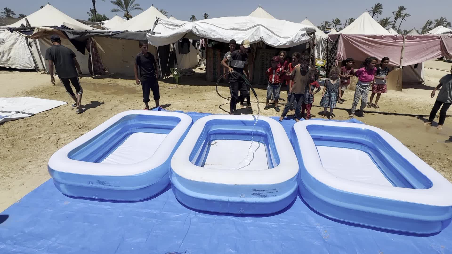 Heatwave in Gaza, Palestine