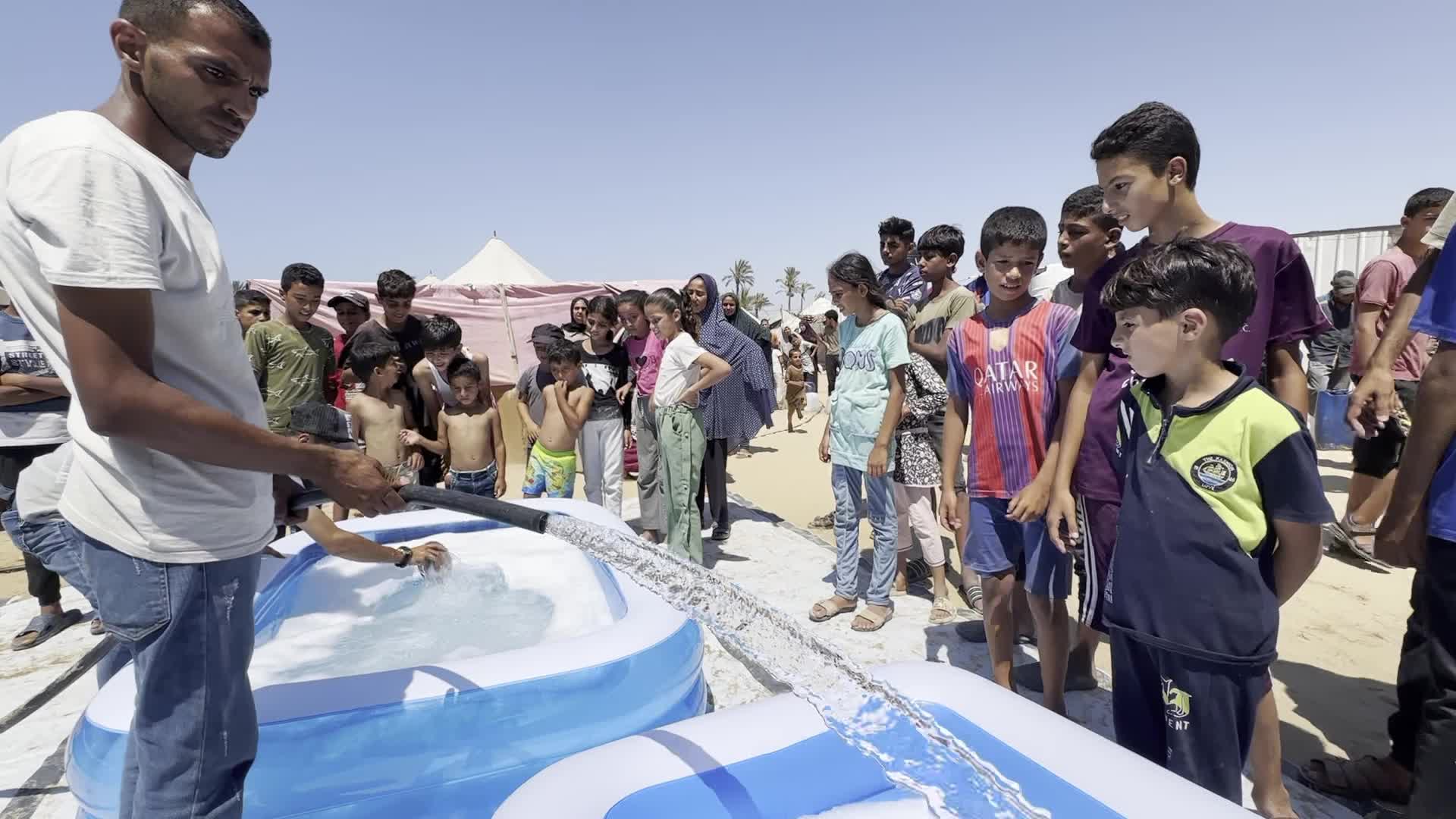 Heatwave in Gaza, Palestine
