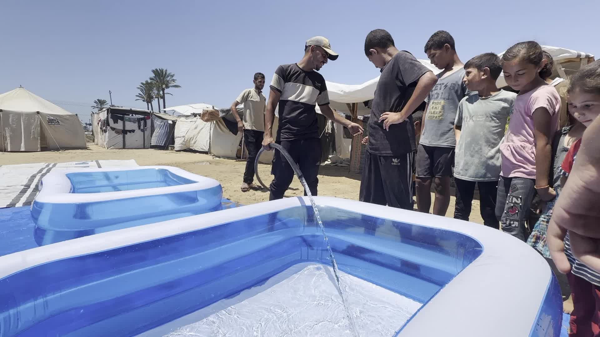 Heatwave in Gaza, Palestine