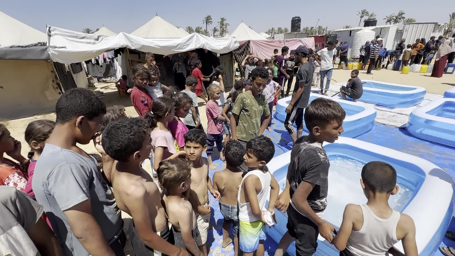 Heatwave in Gaza, Palestine