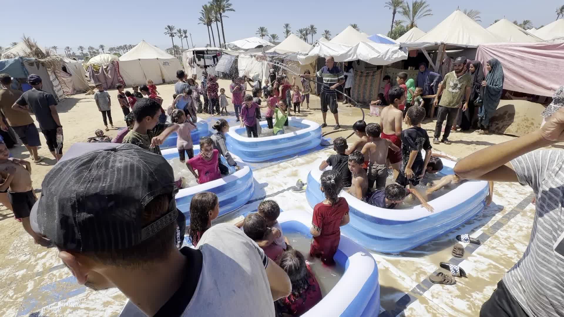 Heatwave in Gaza, Palestine