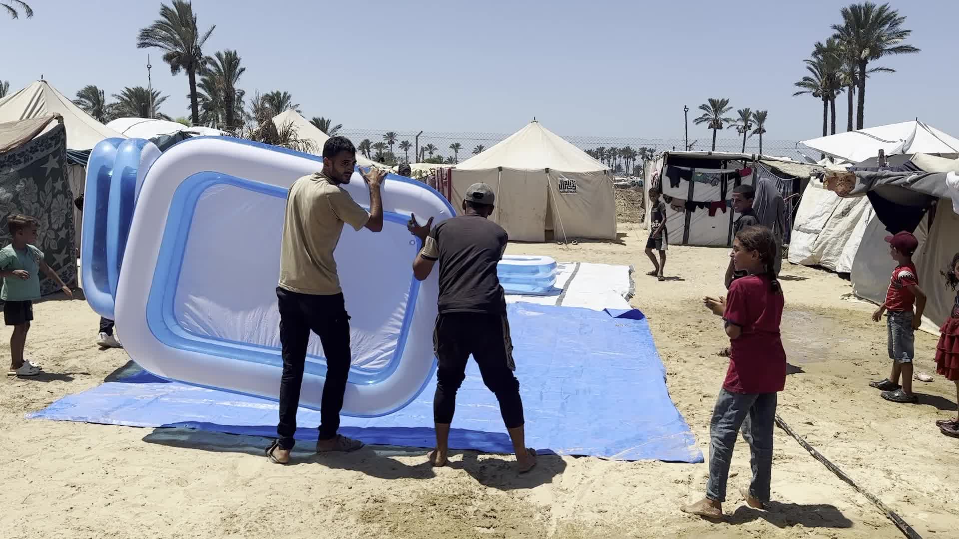 Heatwave in Gaza, Palestine