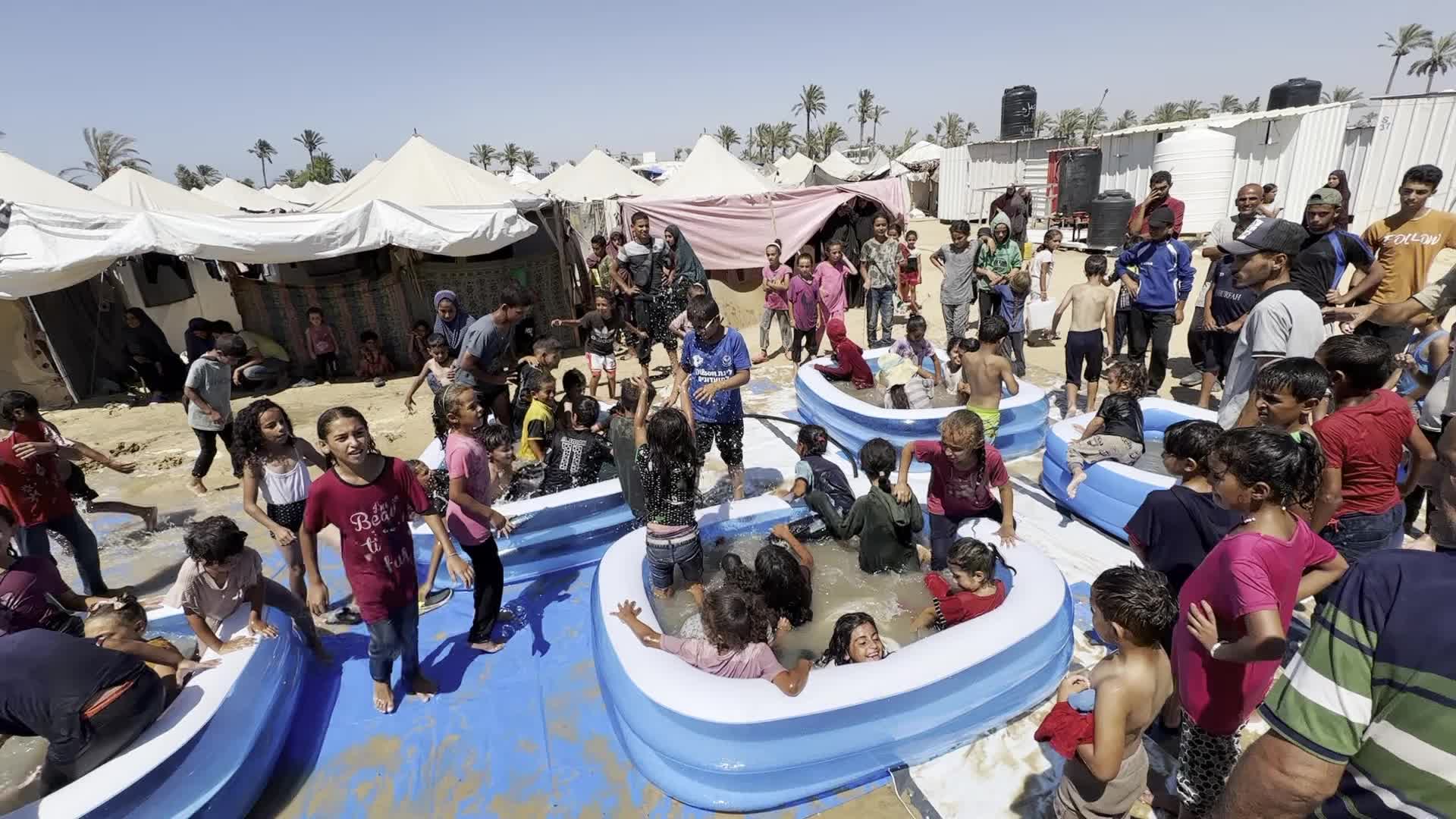 Heatwave in Gaza, Palestine