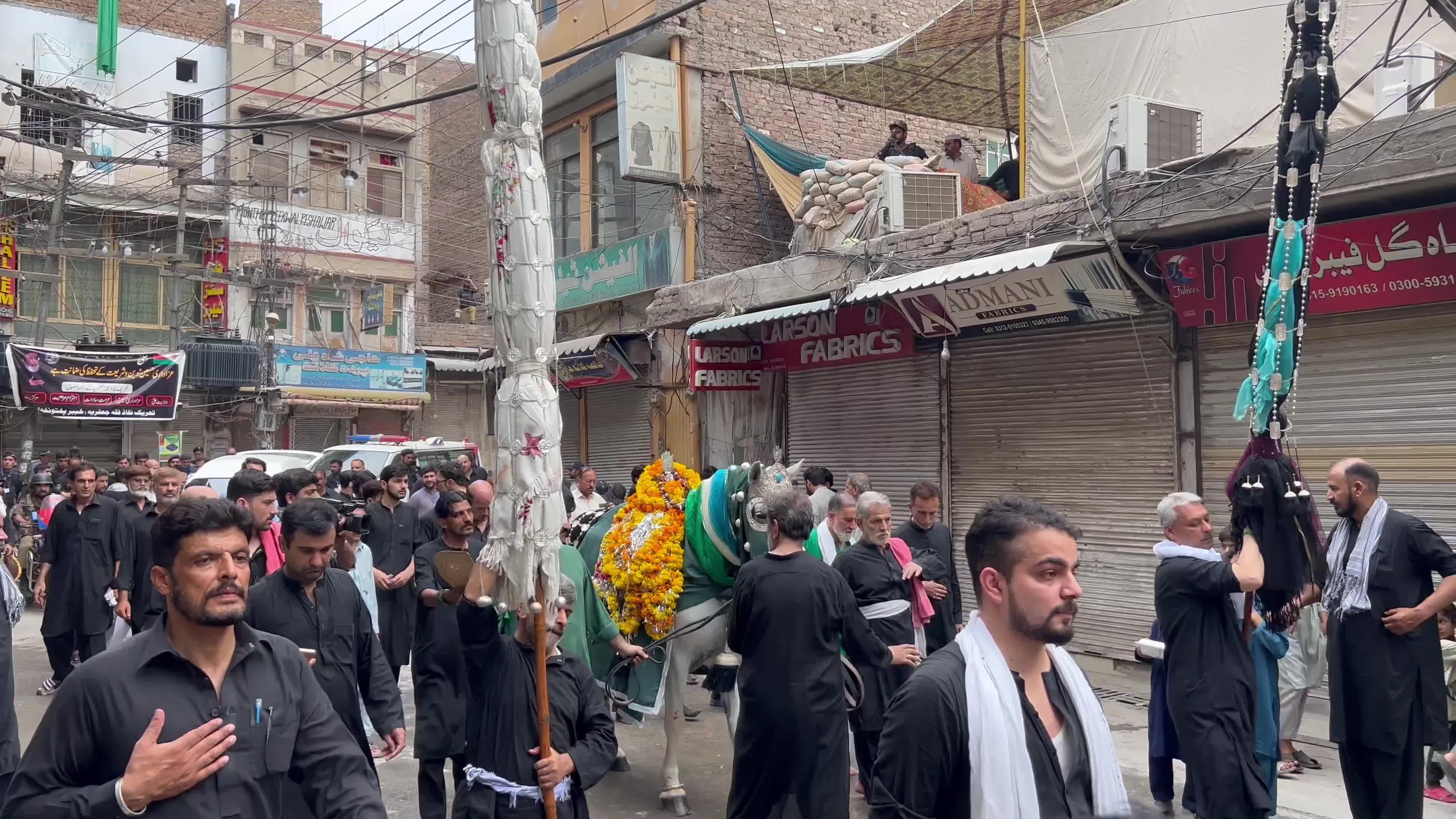 Muharram 2024 procession in Peshawar