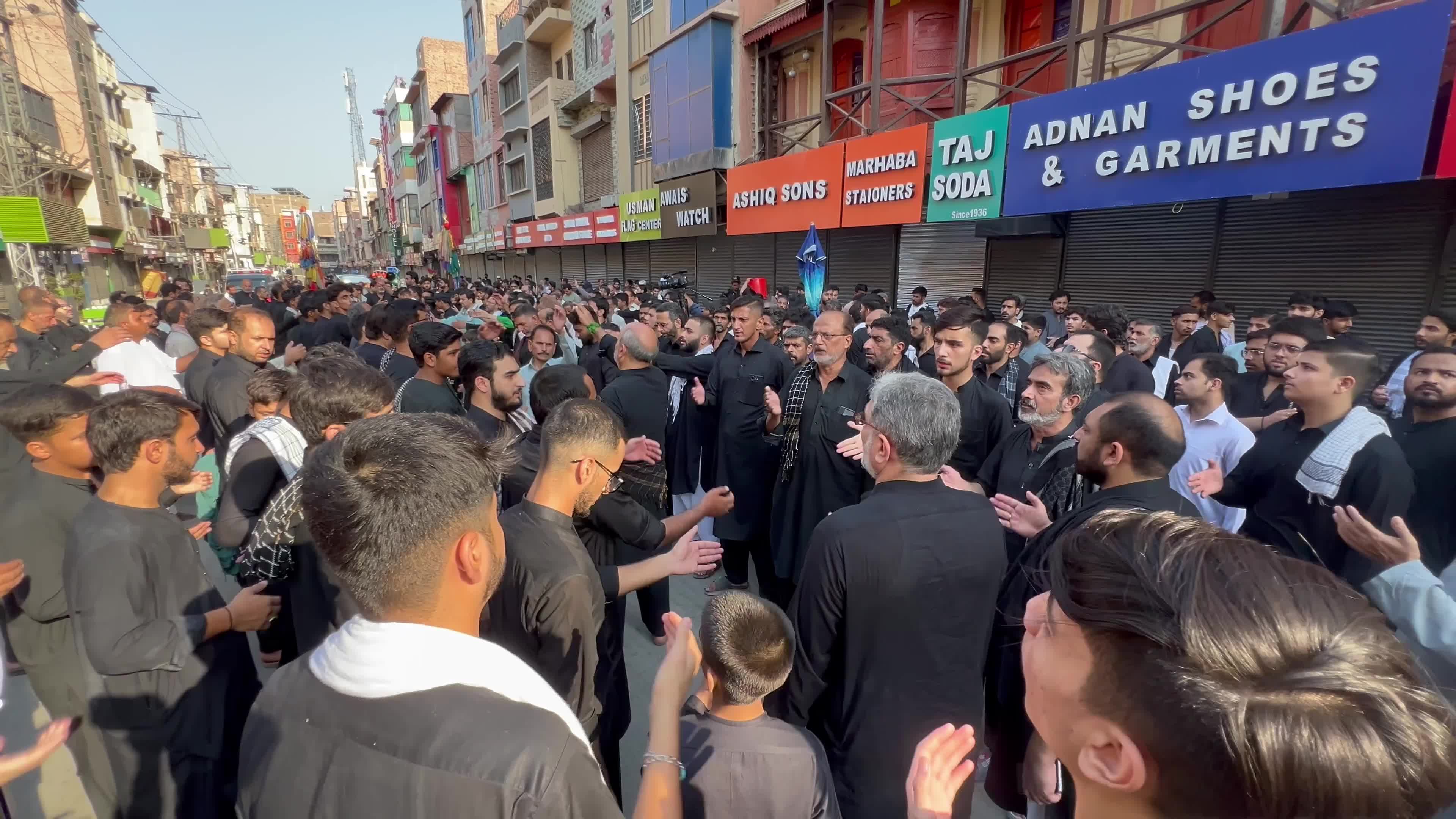Muharram 2024 procession in Peshawar