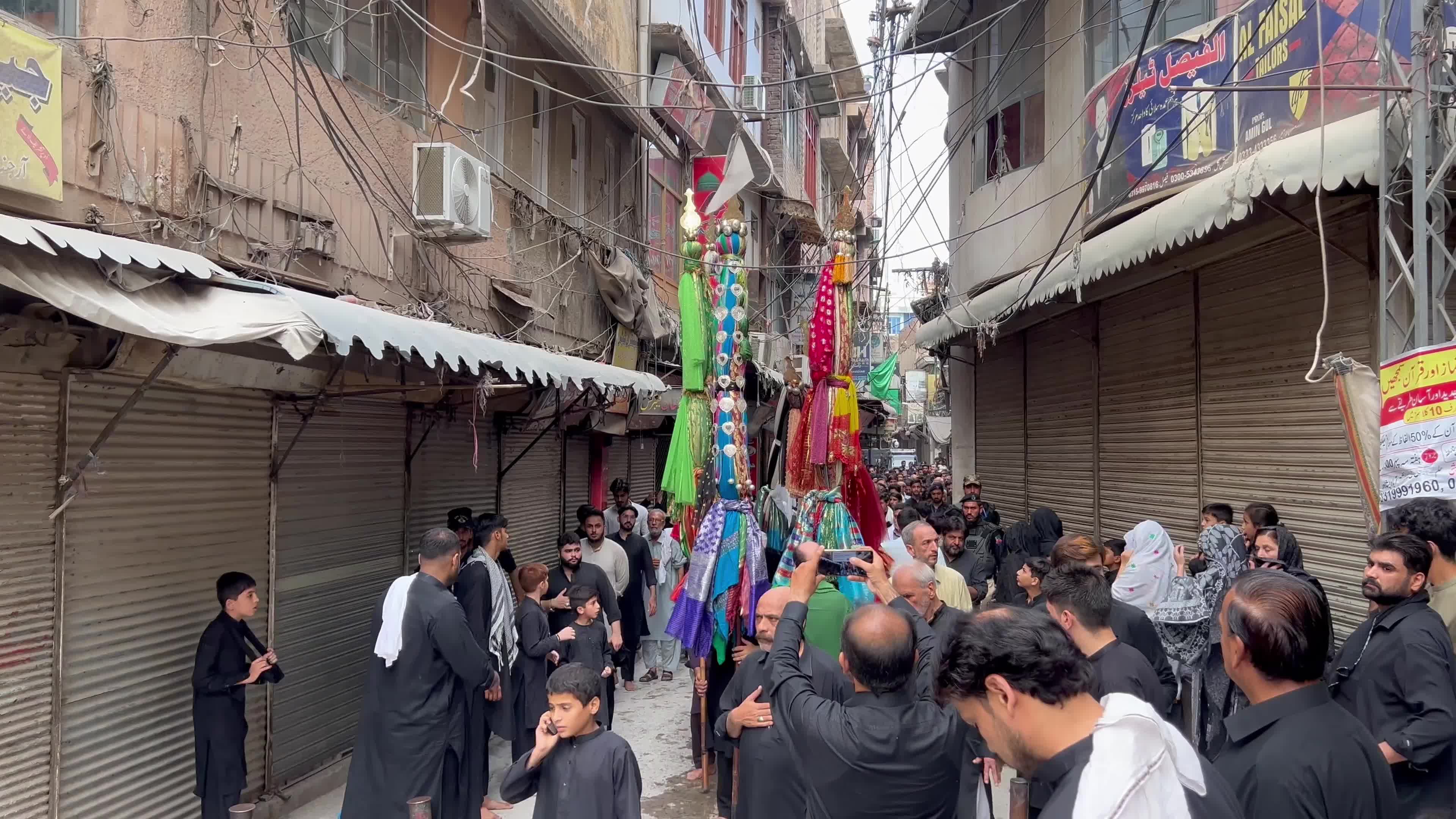 Muharram 2024 procession in Peshawar