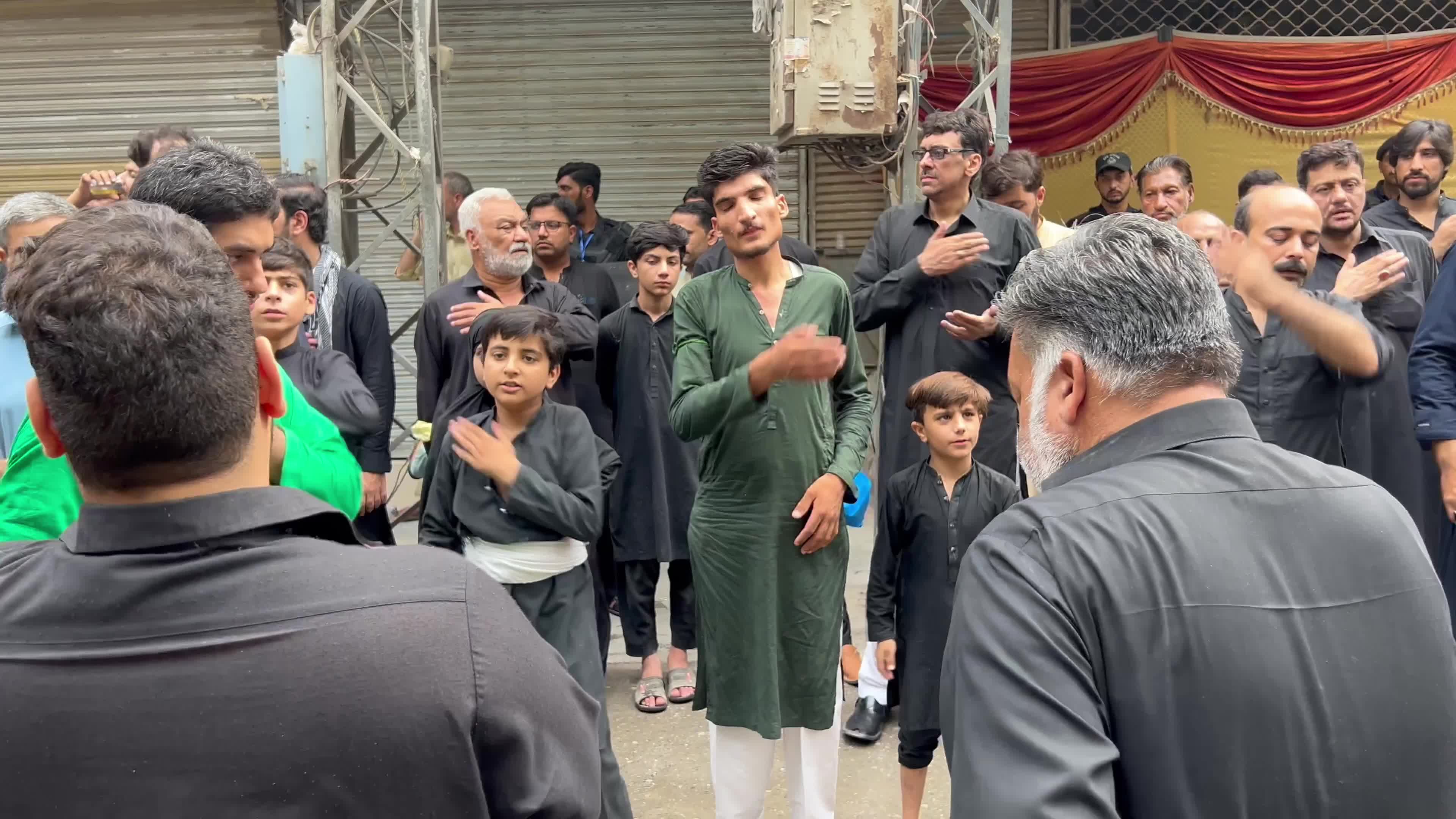 Muharram 2024 procession in Peshawar