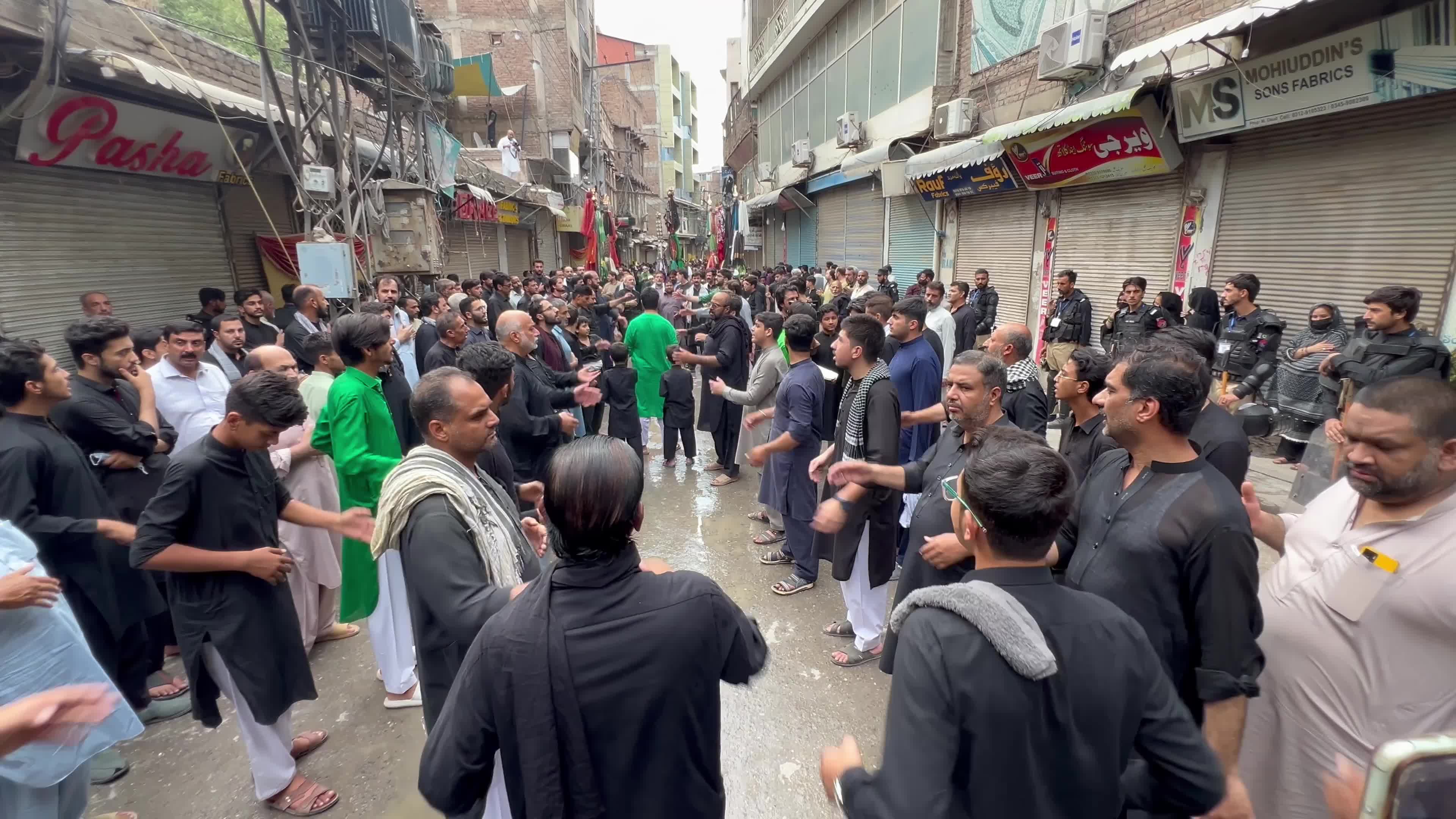 Muharram 2024 procession in Peshawar