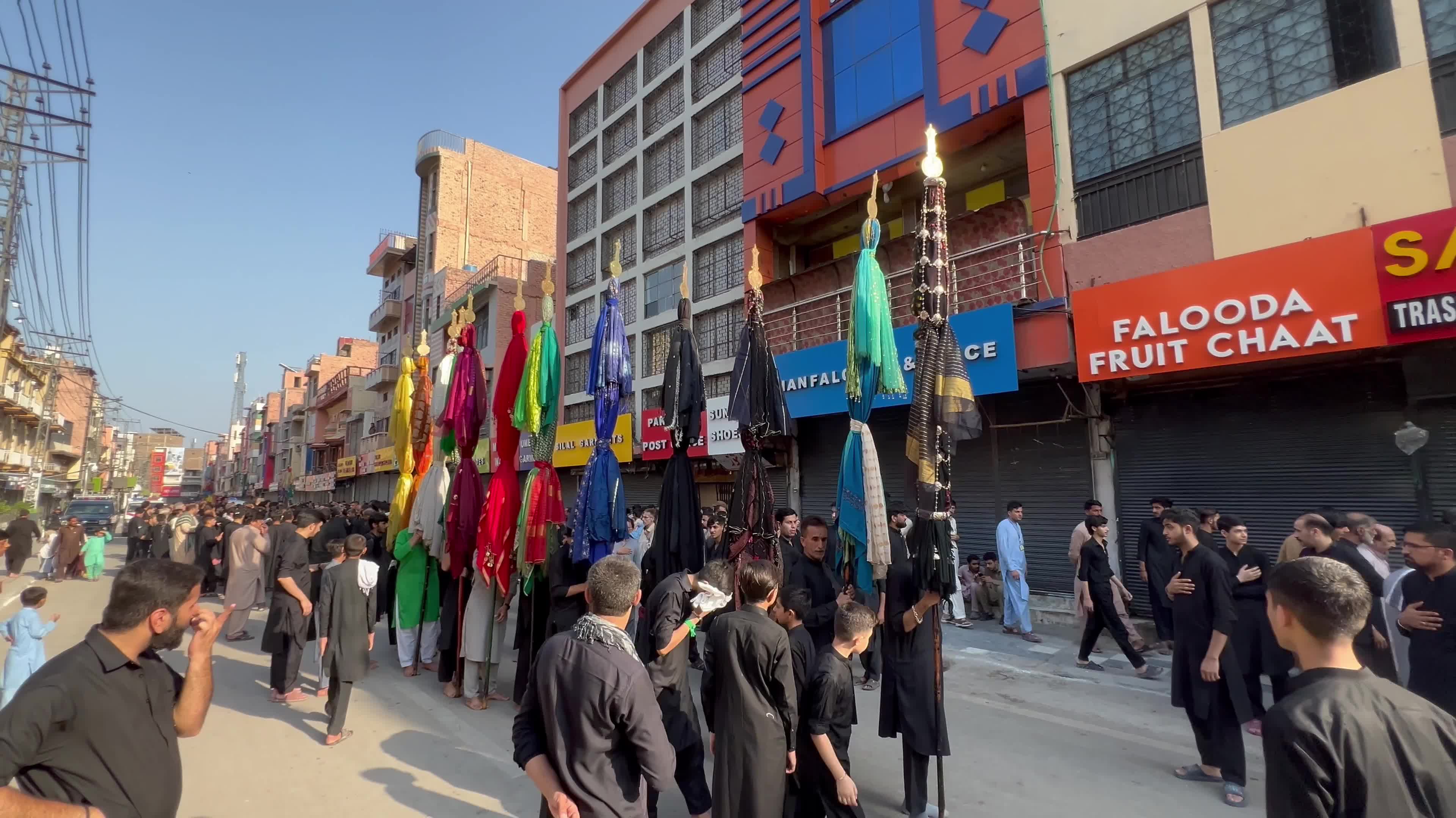 Muharram 2024 procession in Peshawar