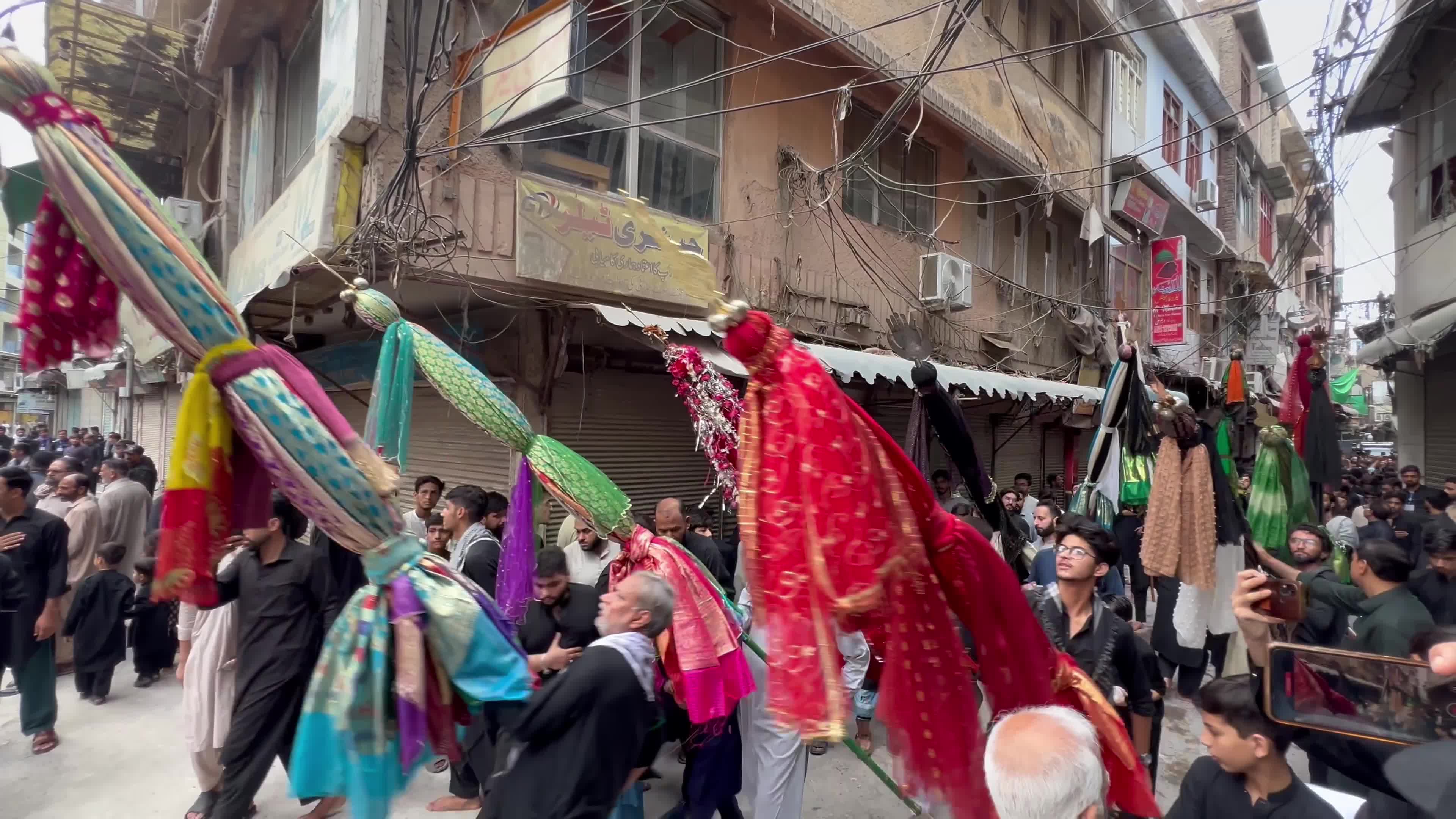 Muharram 2024 procession in Peshawar